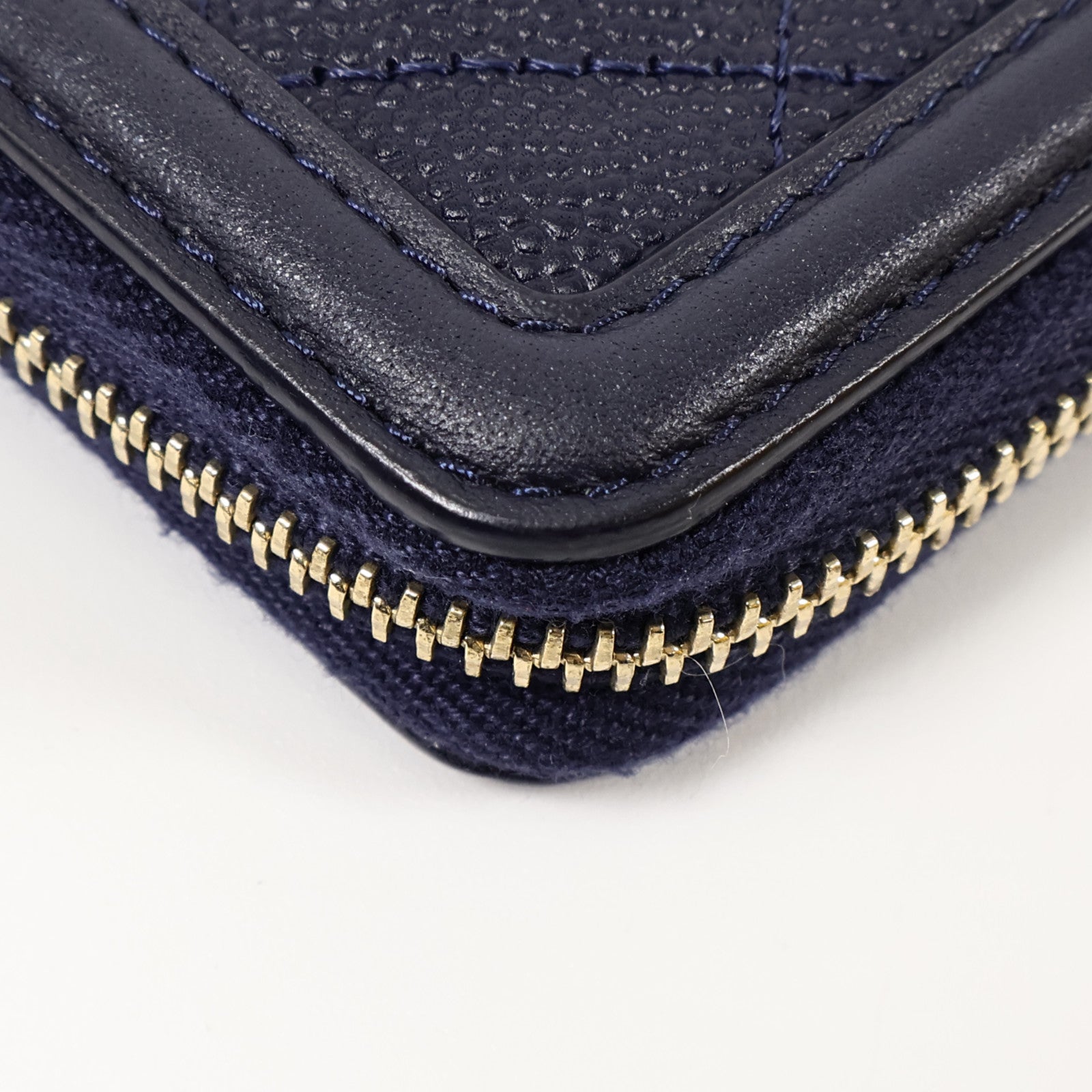CHANEL 牛皮皮革CC Filigree Zipper Medium長錢包