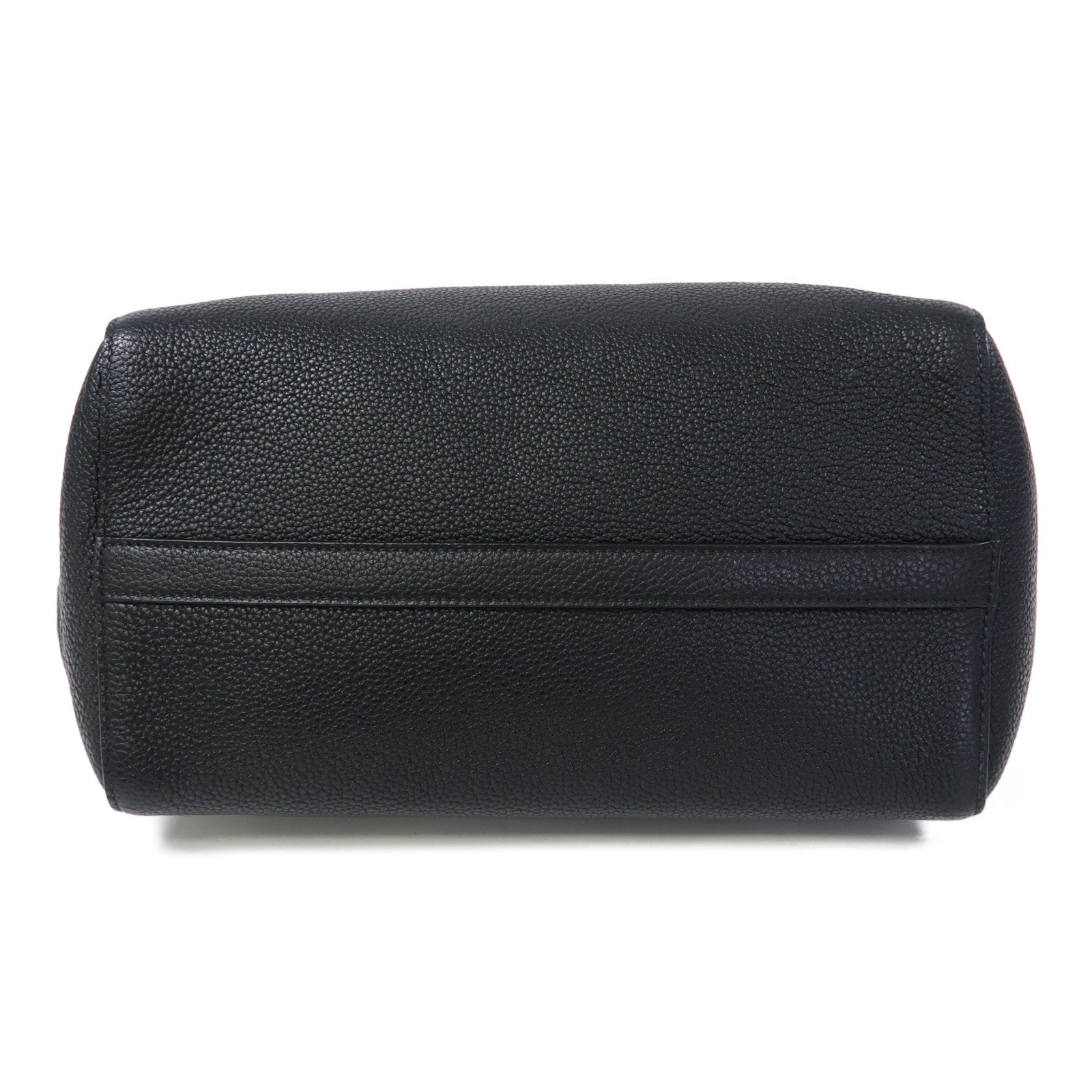 PRADA 牛皮皮革2 Way Shoulder Bag金扣手挽肩背兩用袋黑色