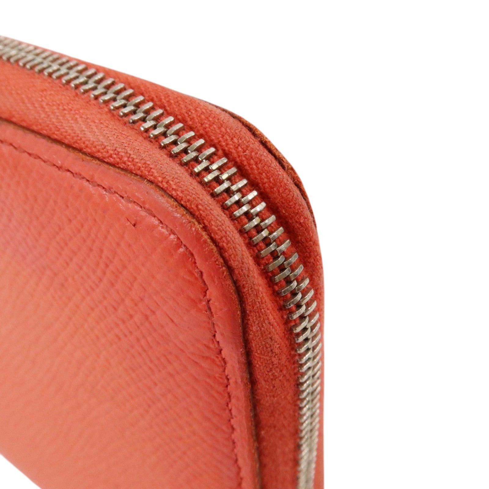 HERMES Epsom皮革Silk In Wallet銀扣長錢包Rose Jaipur