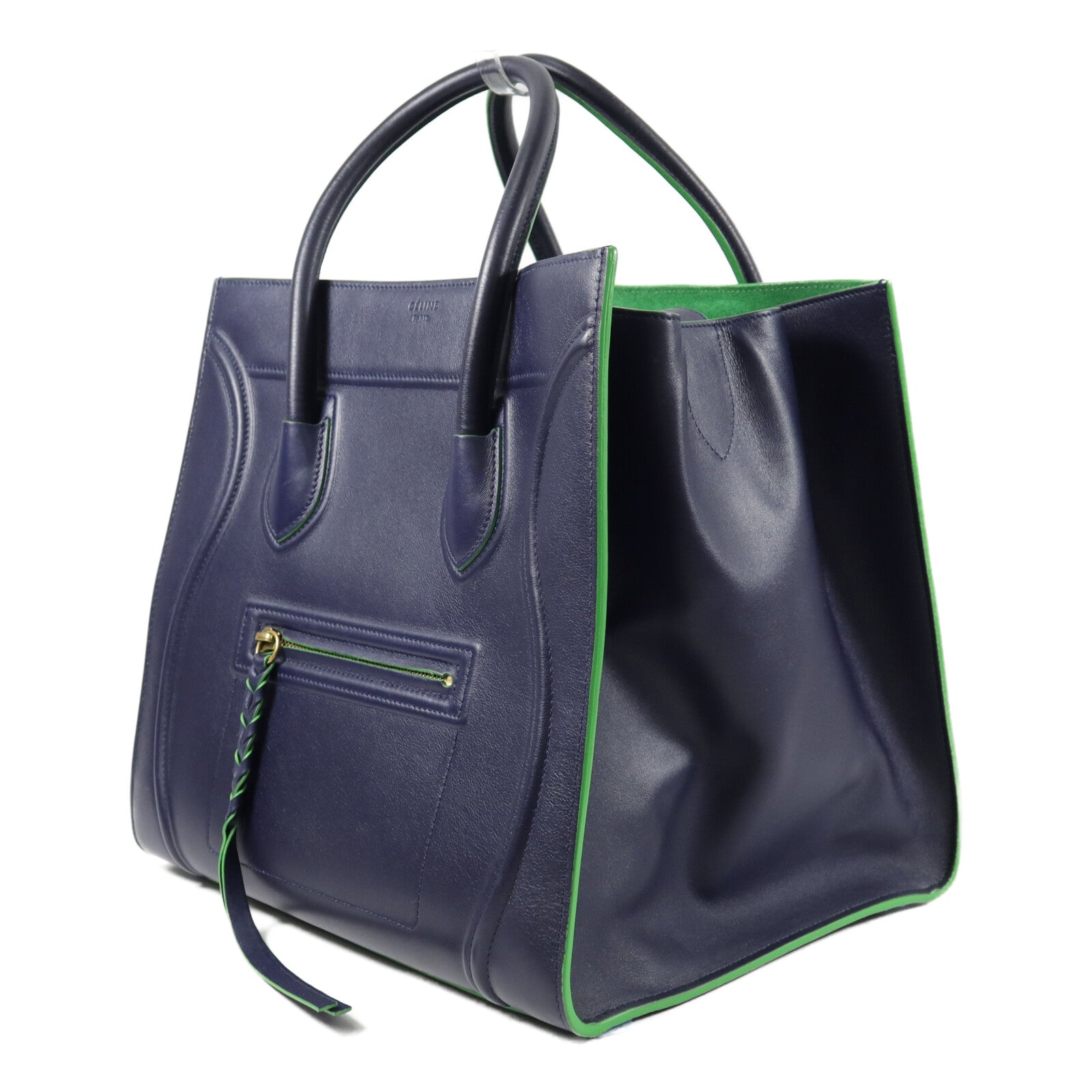 CELINE 牛皮皮革Phantom手挽袋