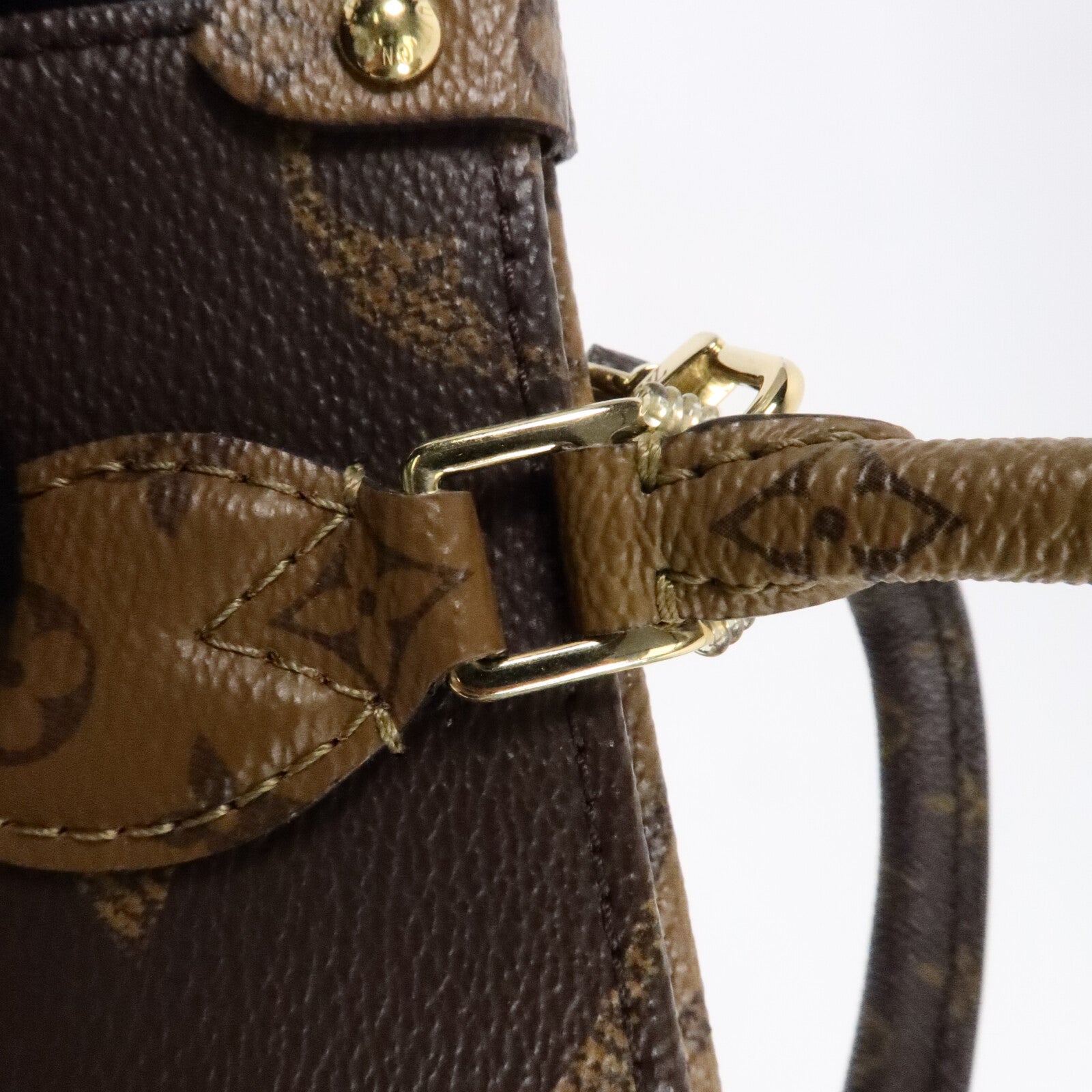 LOUIS VUITTON Monogram Reverse OnTheGo BB手挽肩背兩用袋