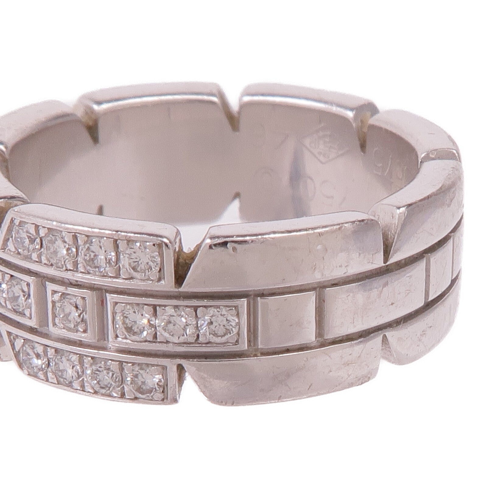 CARTIER 18K白金Ring戒指Cartier#46/US#3.75