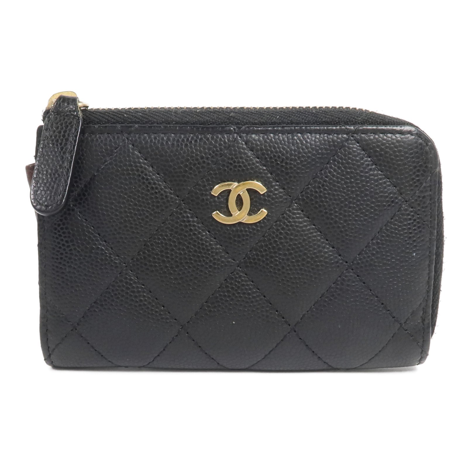 CHANEL 牛皮皮革Coin&Key Holder鎖匙包