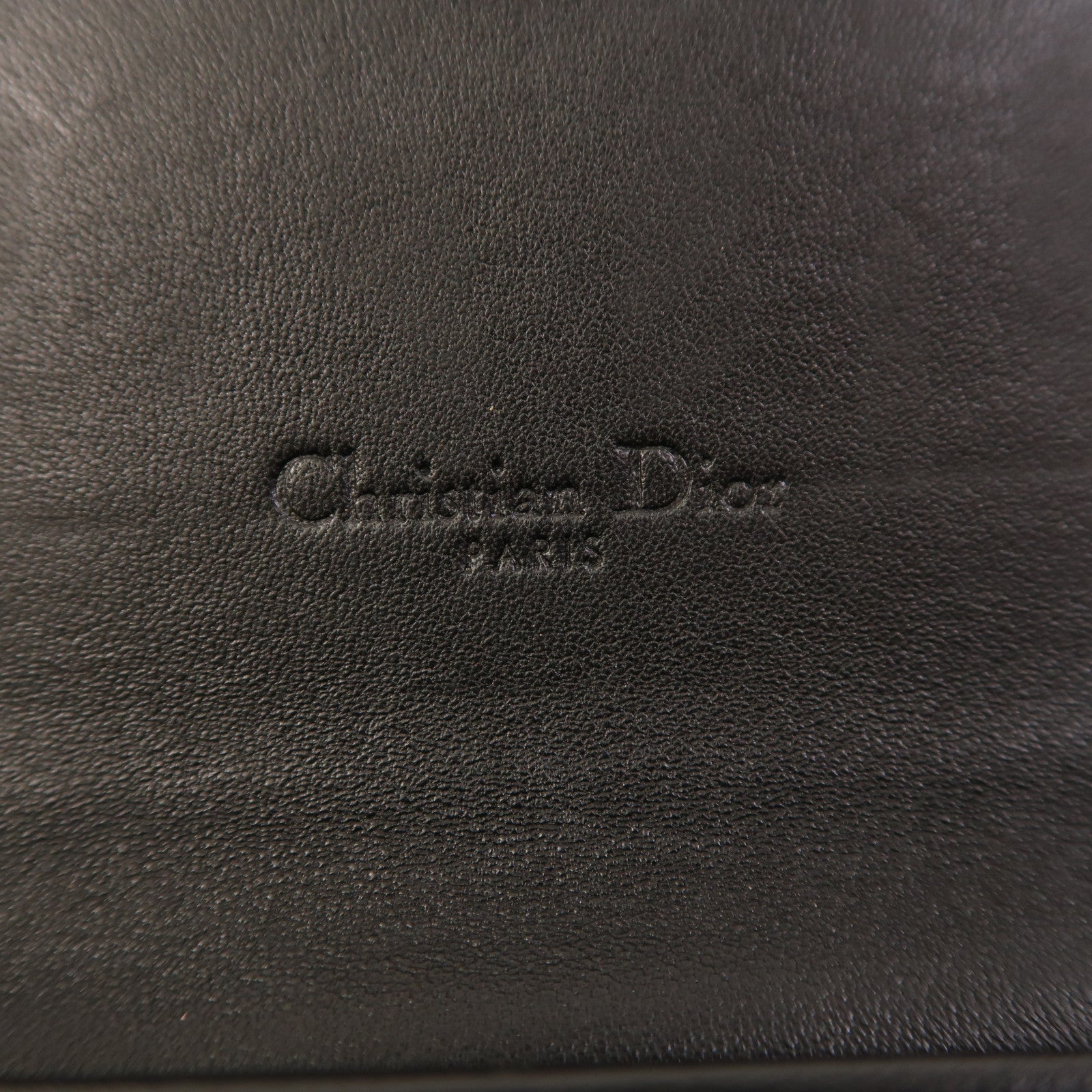 Dior 羊皮皮革Long Wallet銀扣長錢包