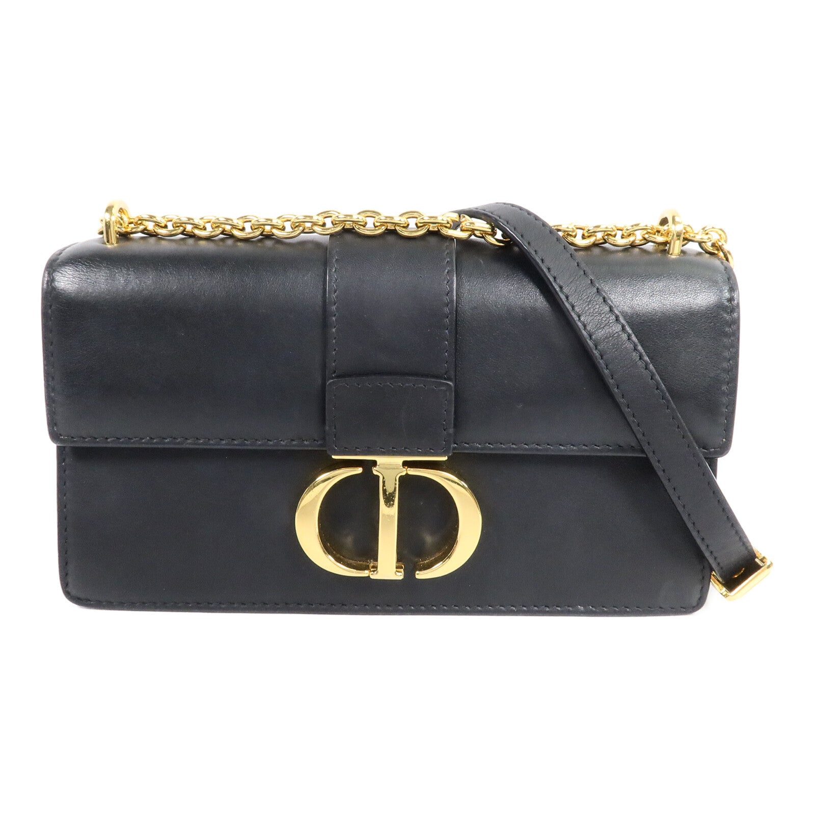 Dior 牛皮皮革30Montaigne East-West Bag With Chain鏈帶肩背袋
