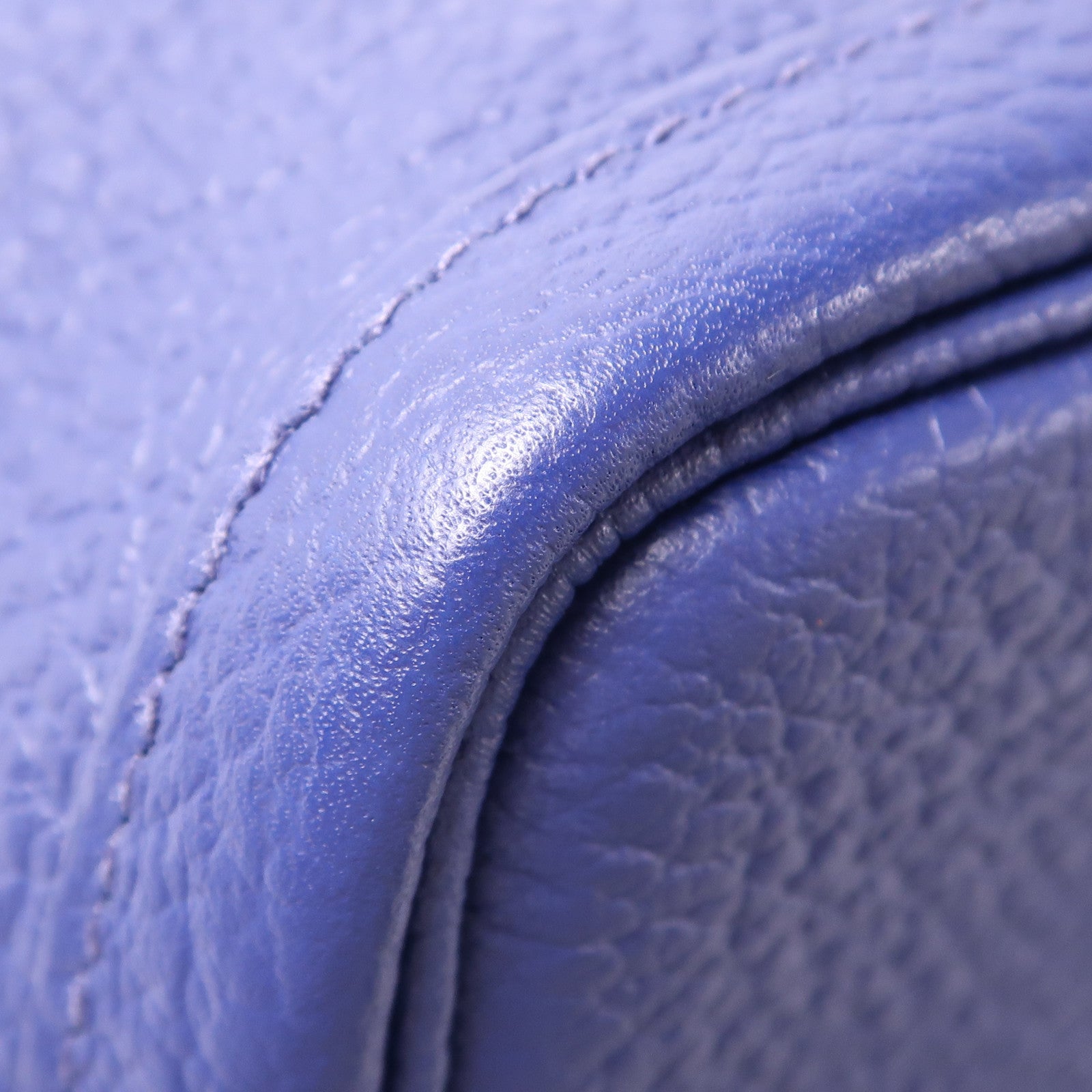 HERMES Negonda皮革Garden Party PM銀扣手挽袋/肩背袋Bleu Saphir