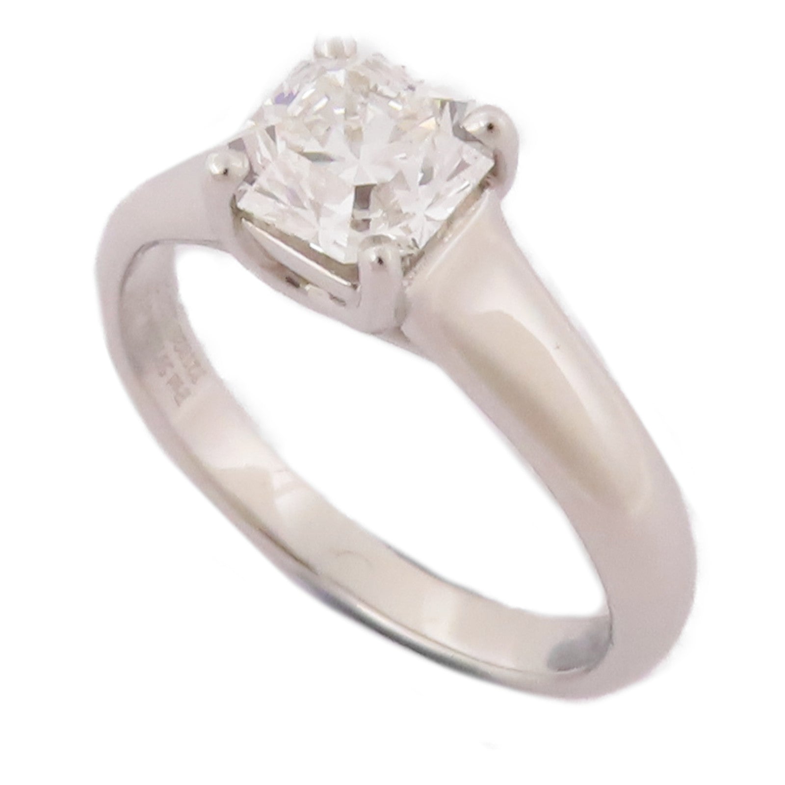 TIFFANY¡®CO Lucida Solitaire Diamond Ring 5970744 PT950 US#6