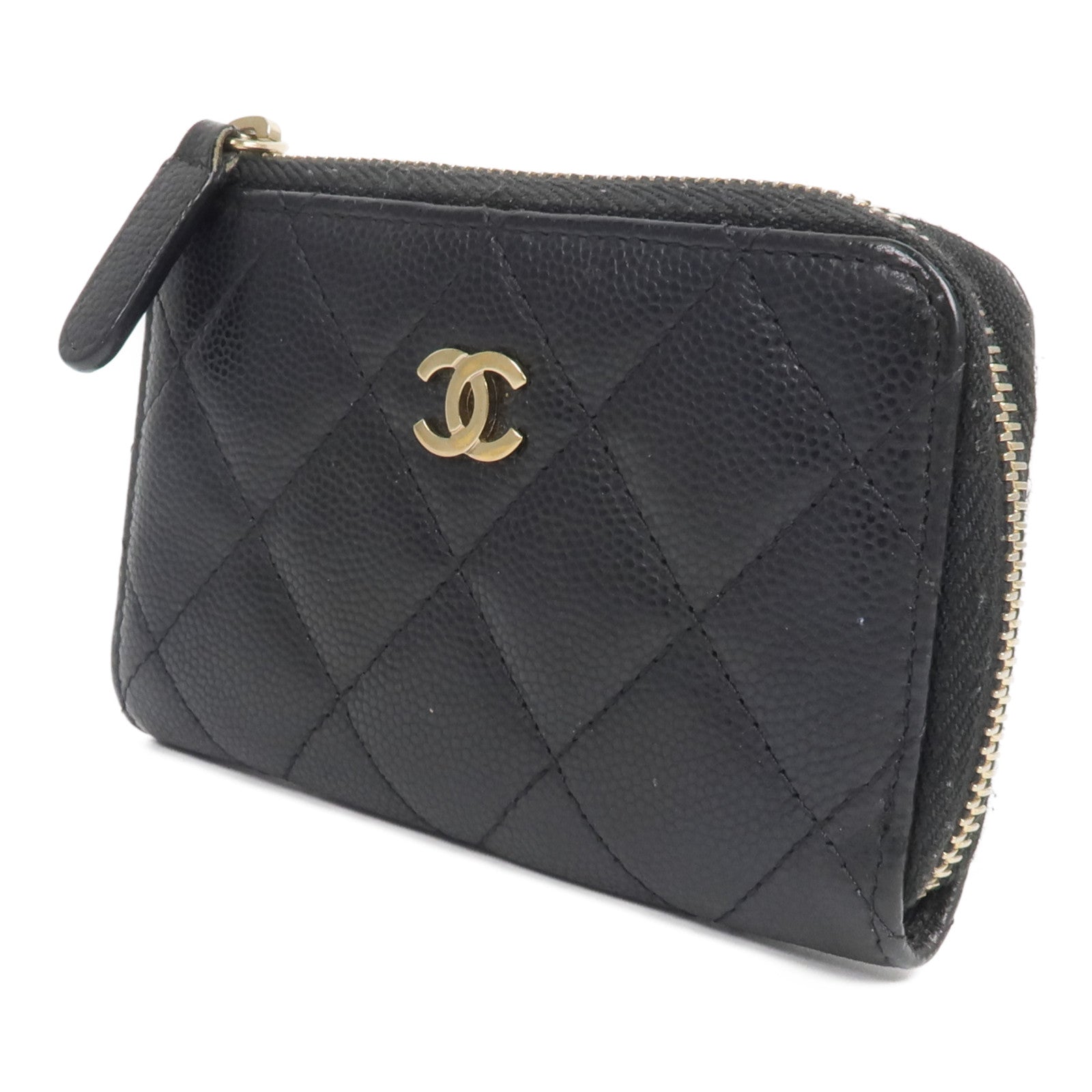 CHANEL 牛皮皮革Coin&Key Holder鎖匙包
