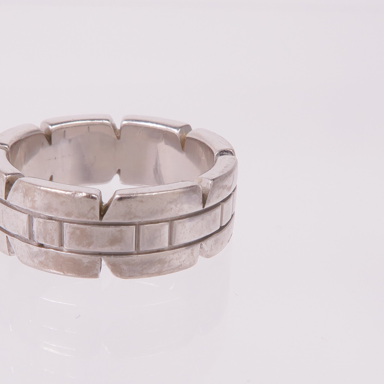 CARTIER 18K白金Ring戒指Cartier#46/US#3.75