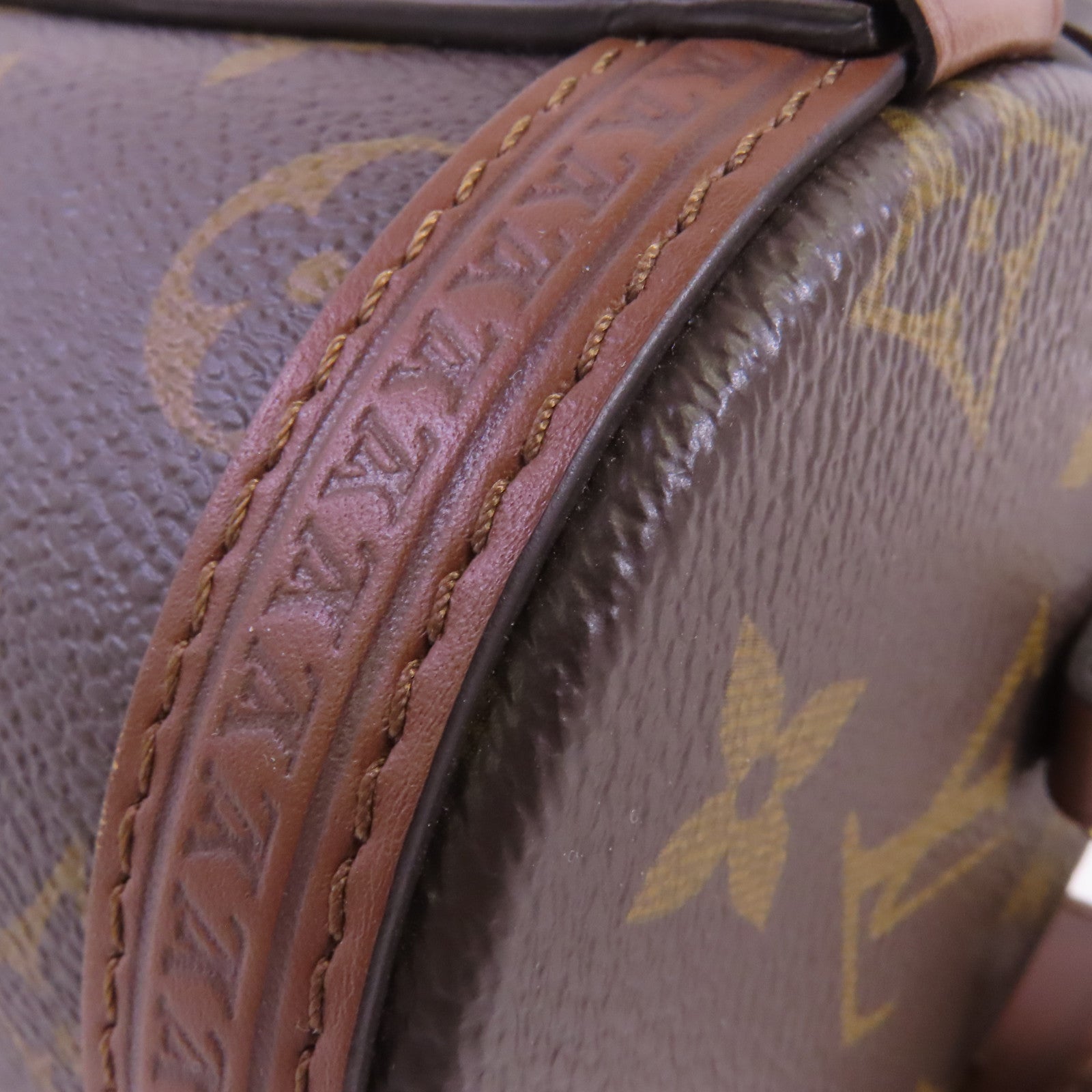 LOUIS VUITTON Monogram Papillon金扣手挽肩背兩用袋