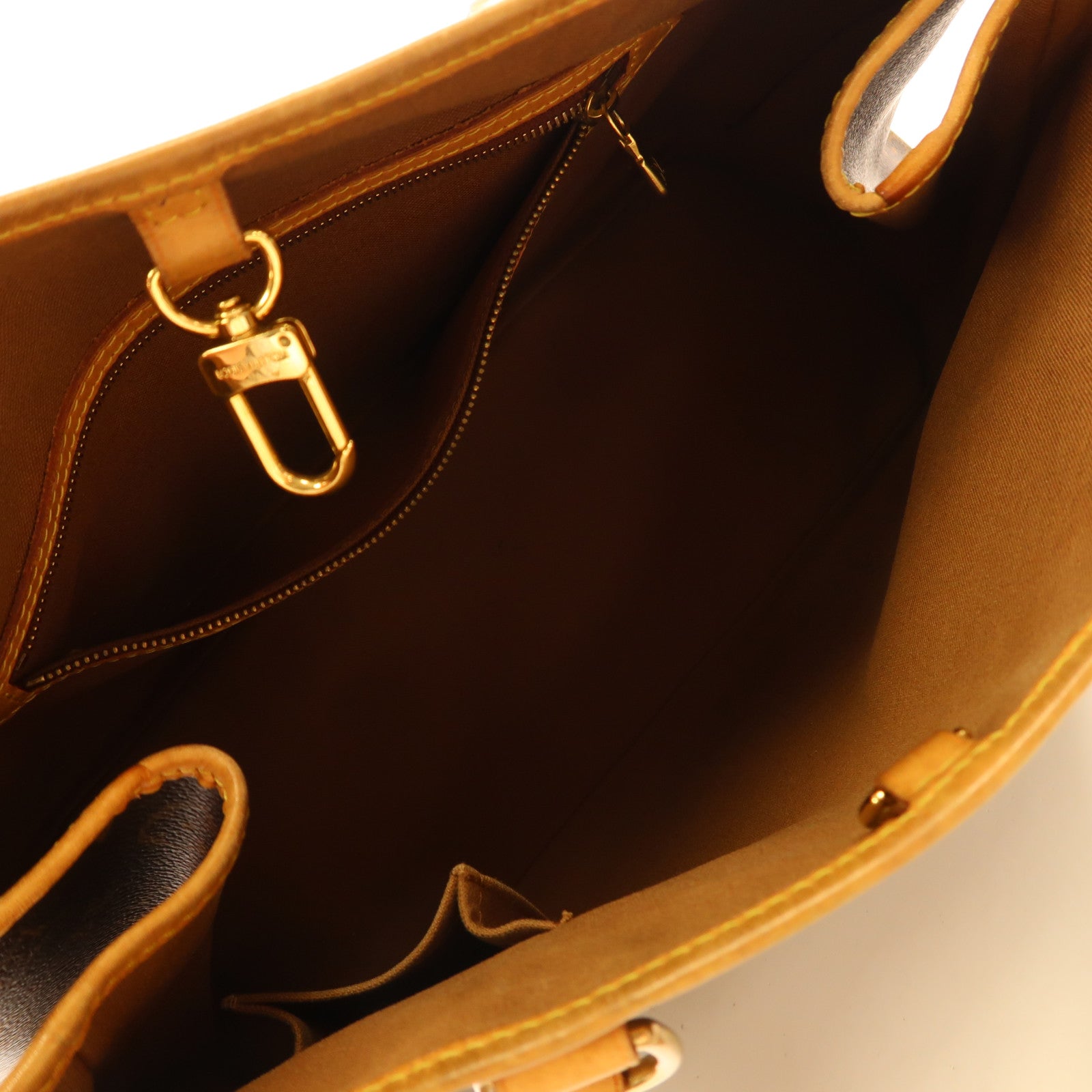 LOUIS VUITTON Monogram Batignolles Horizontal金扣肩背袋棕色