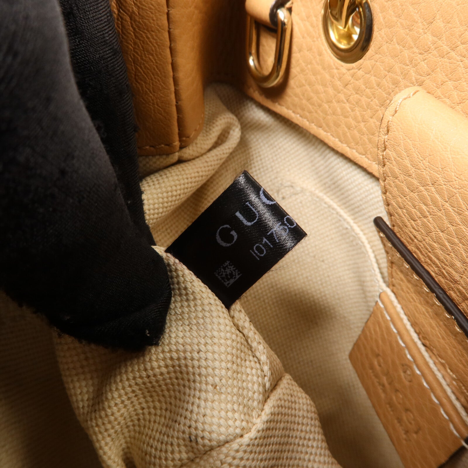 GUCCI 牛皮皮革Bamboo 2 Way Shoulder手挽肩背兩用袋