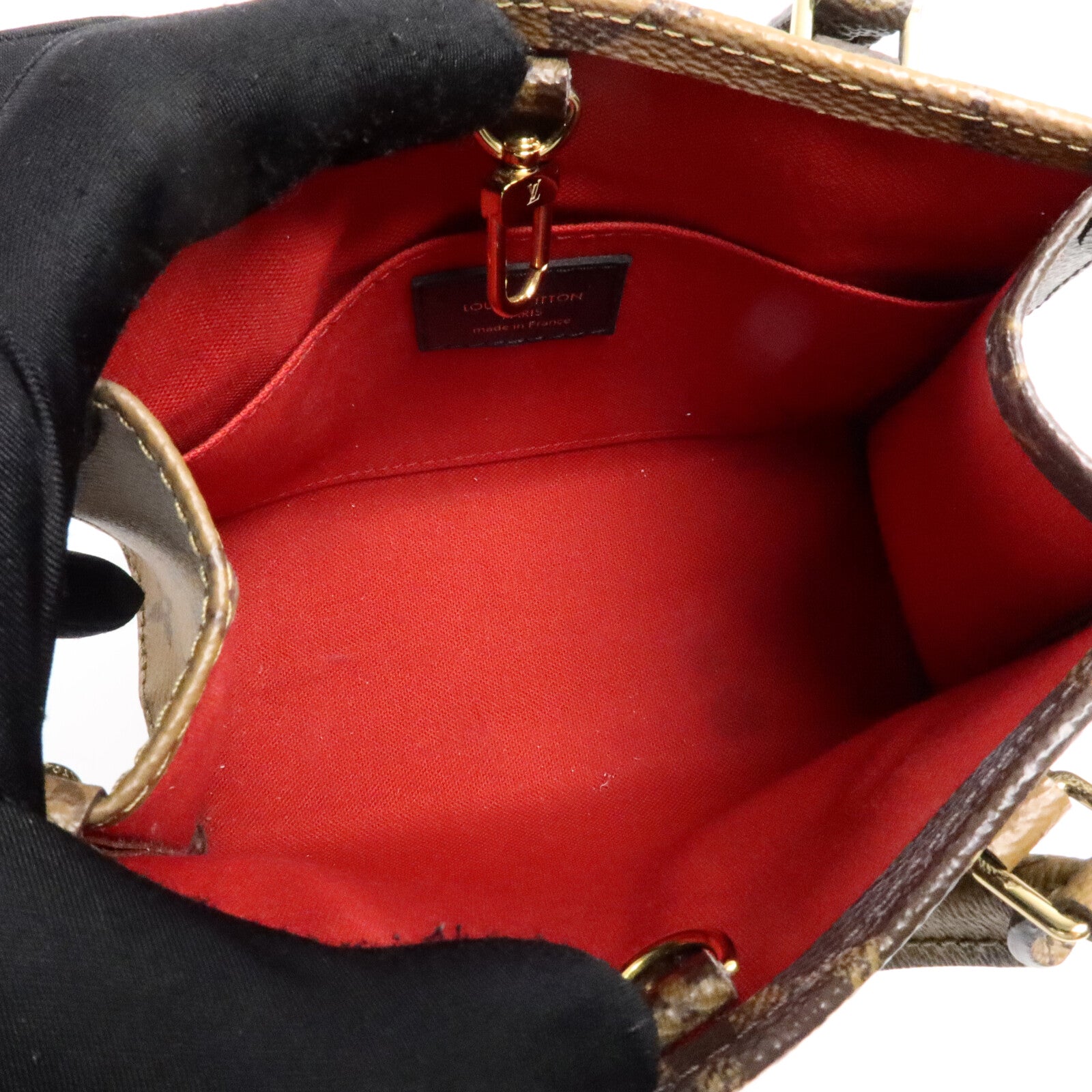 LOUIS VUITTON Monogram Reverse OnTheGo BB手挽肩背兩用袋
