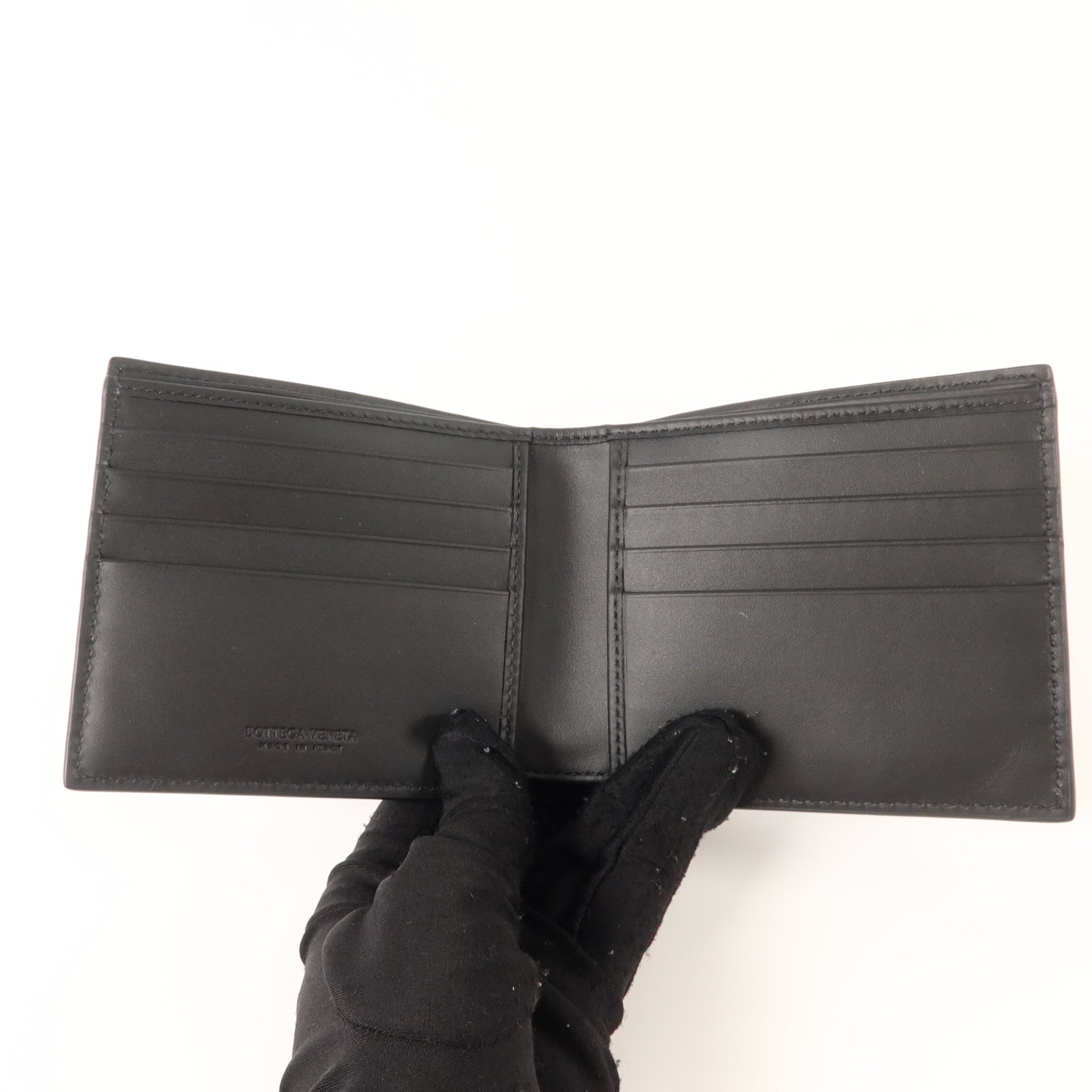BOTTEGA VENETA 牛皮皮革Compact Wallet錢包