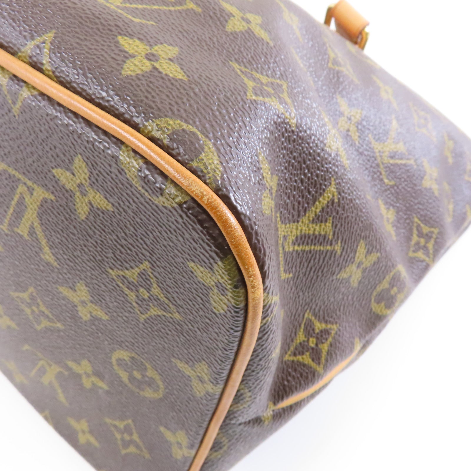 LOUIS VUITTON Monogram Palermo PM金扣手挽肩背兩用袋啡色