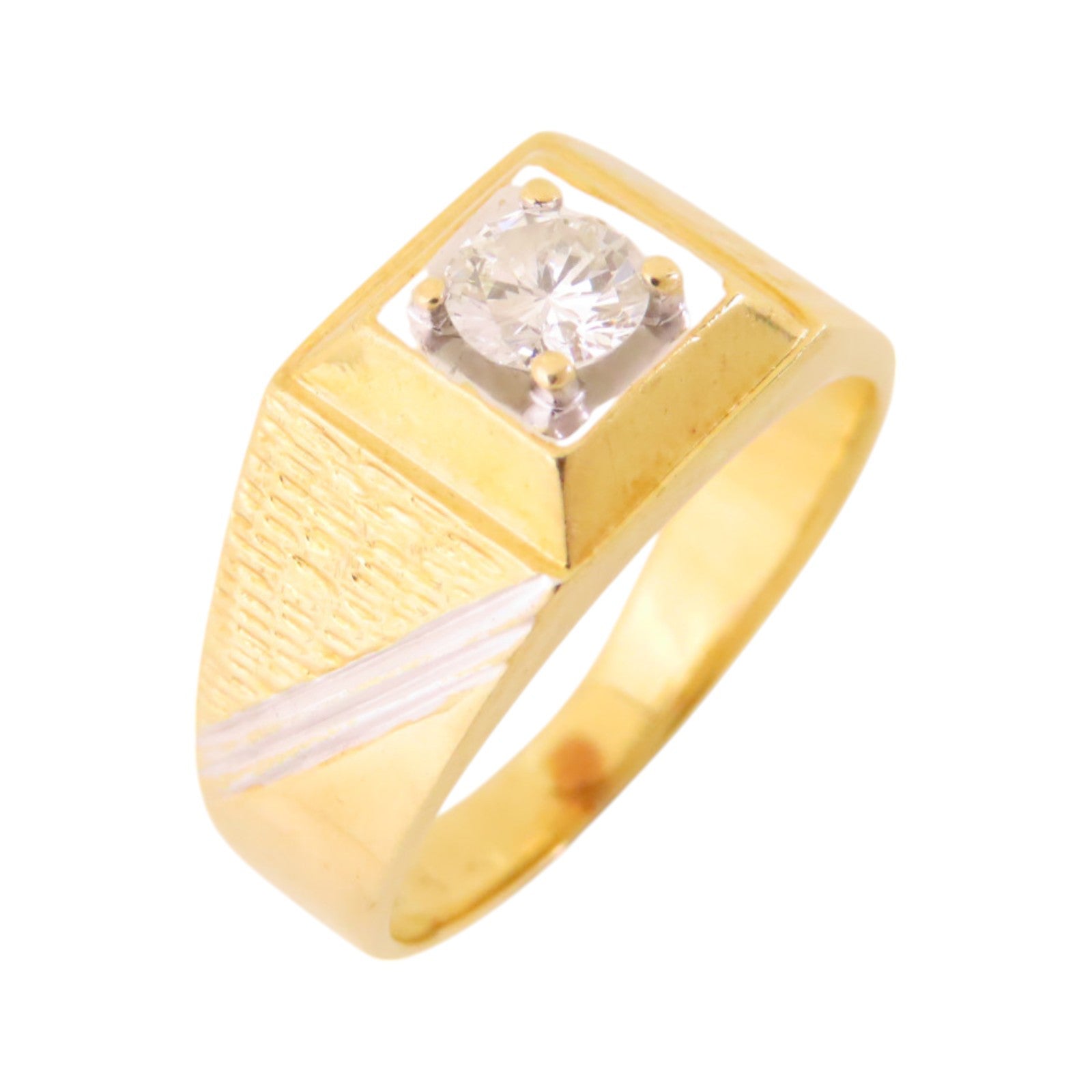 JEWELRY 【激減優惠】18K黃金/白金/鑽石Diamond Ring戒指US#6.25