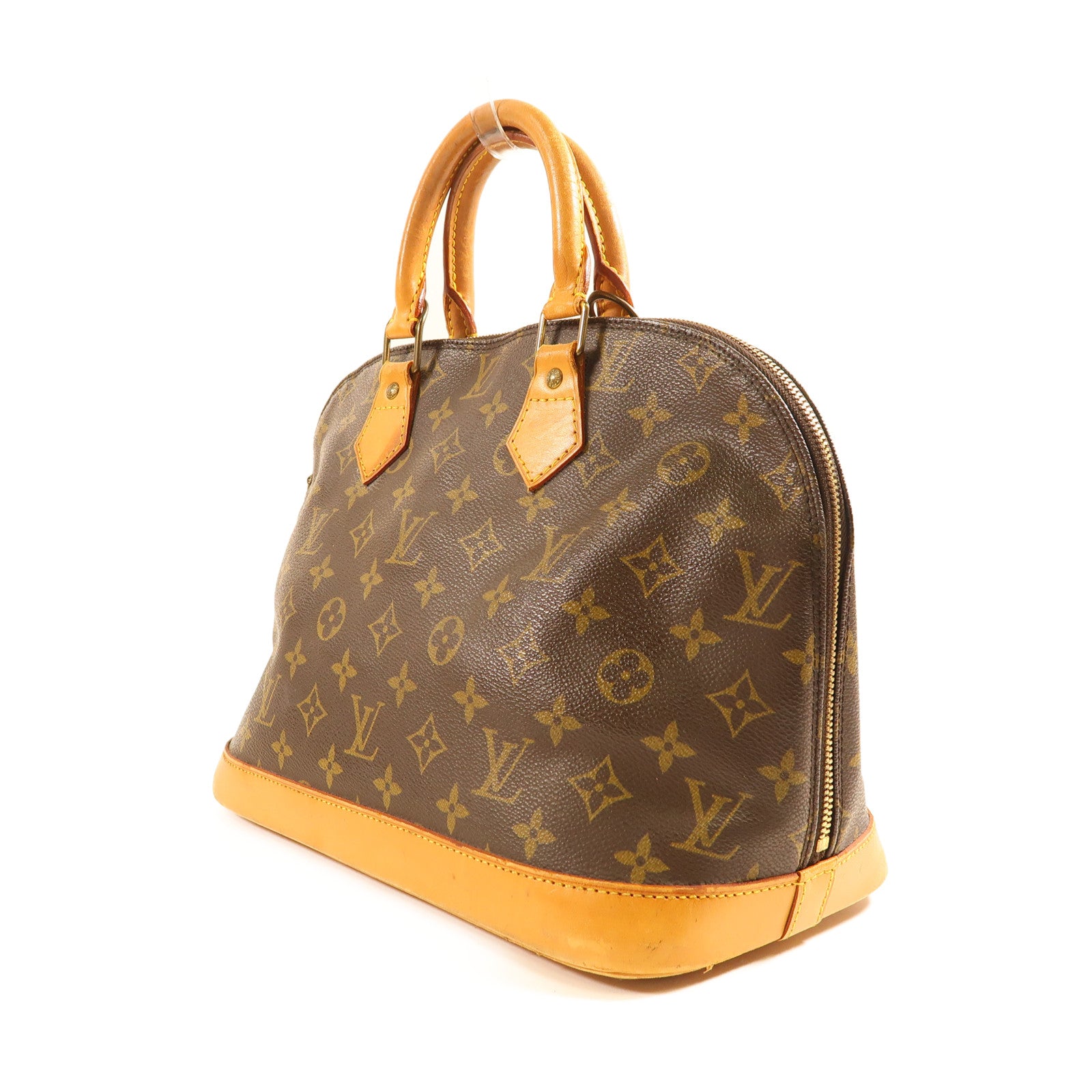 LOUIS VUITTON LV GHW Alma Handbag M51130 Monogram Brown
