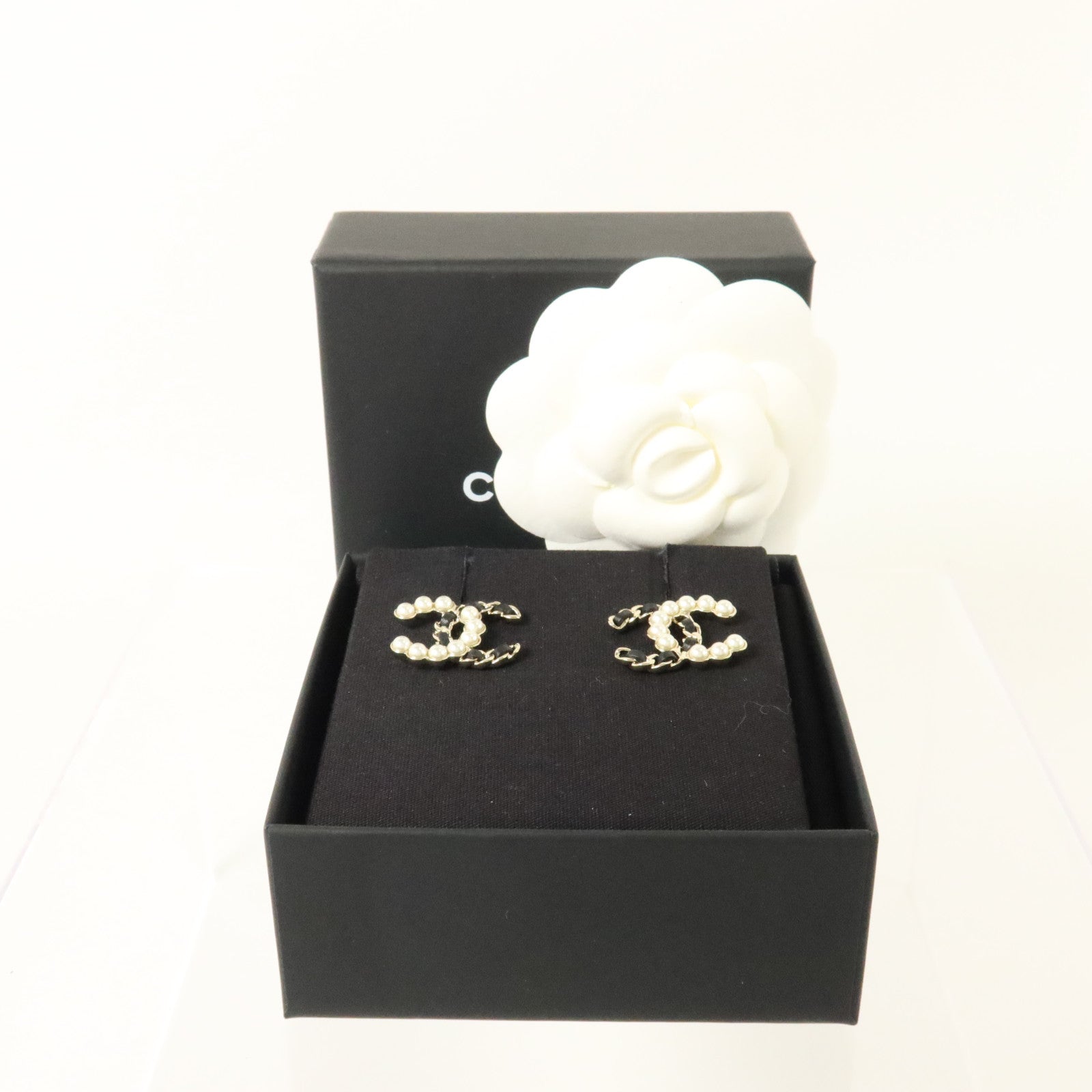 CHANEL 金屬/皮革/PVC Earrings耳環