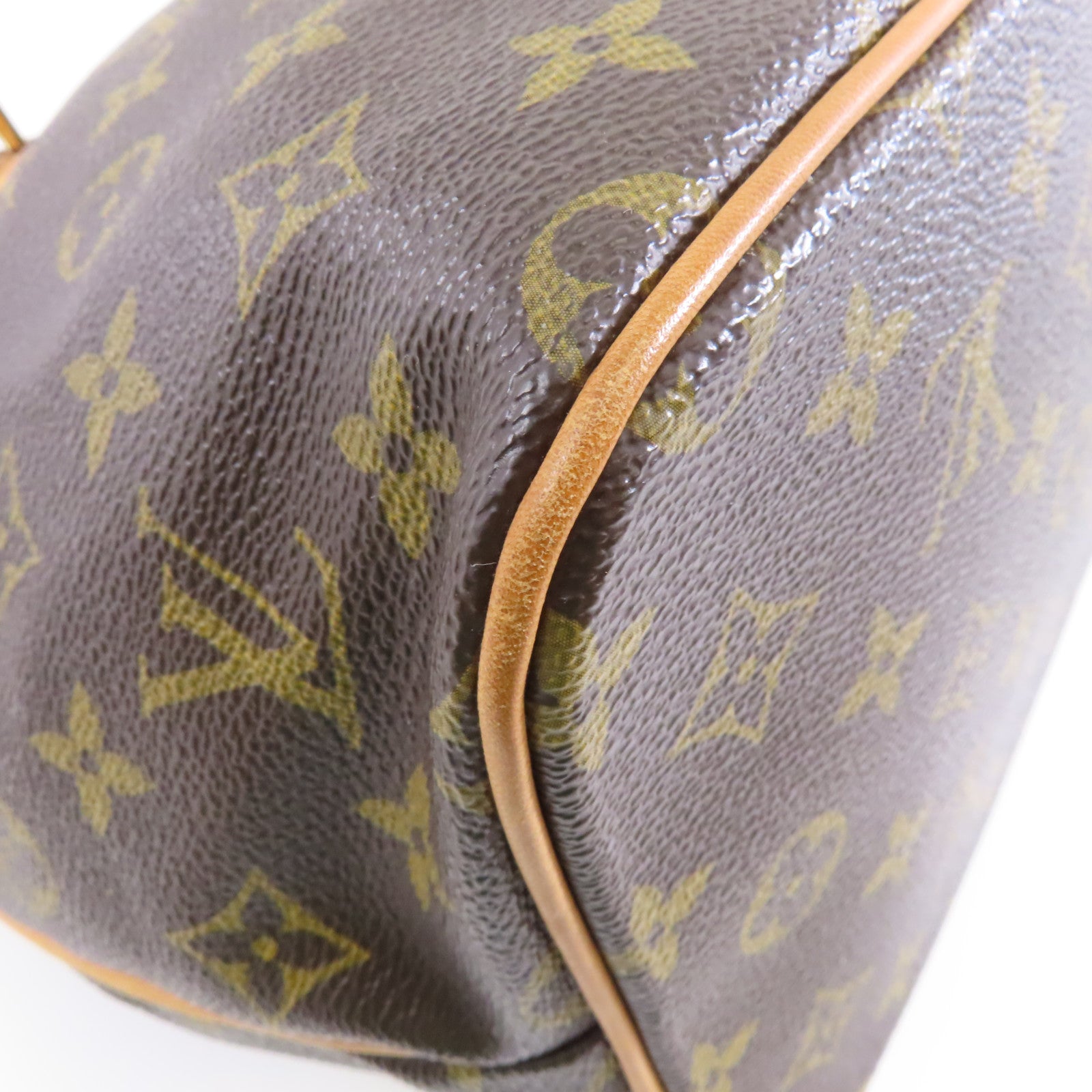 LOUIS VUITTON Monogram Palermo PM金扣手挽肩背兩用袋啡色