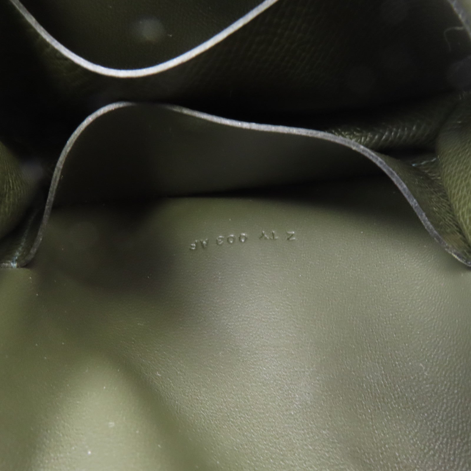HERMES Epsom皮革Constance Slim錢包Vert Gris/深綠色