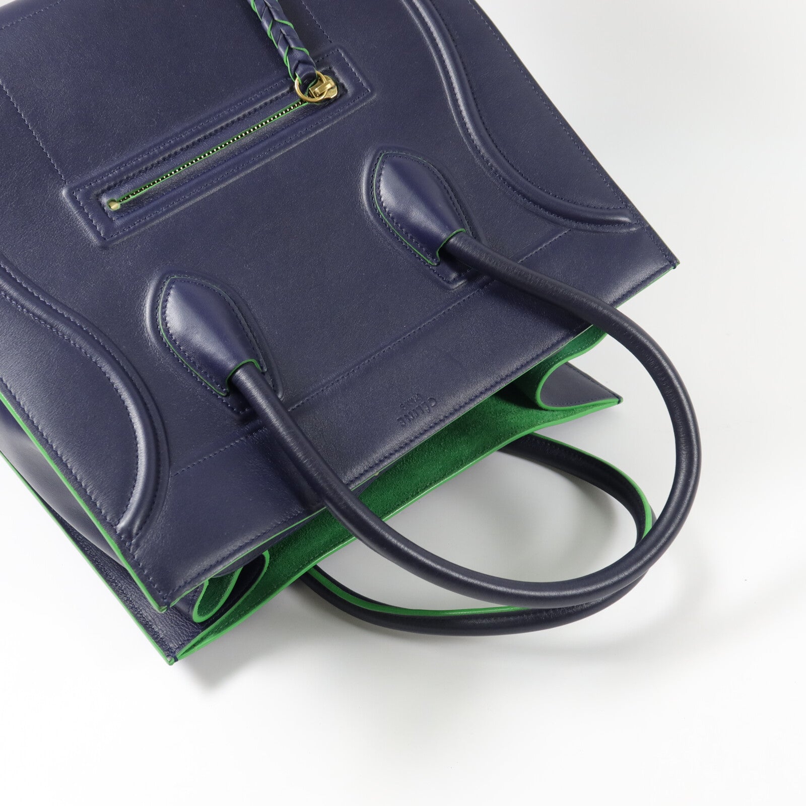 CELINE 牛皮皮革Phantom手挽袋