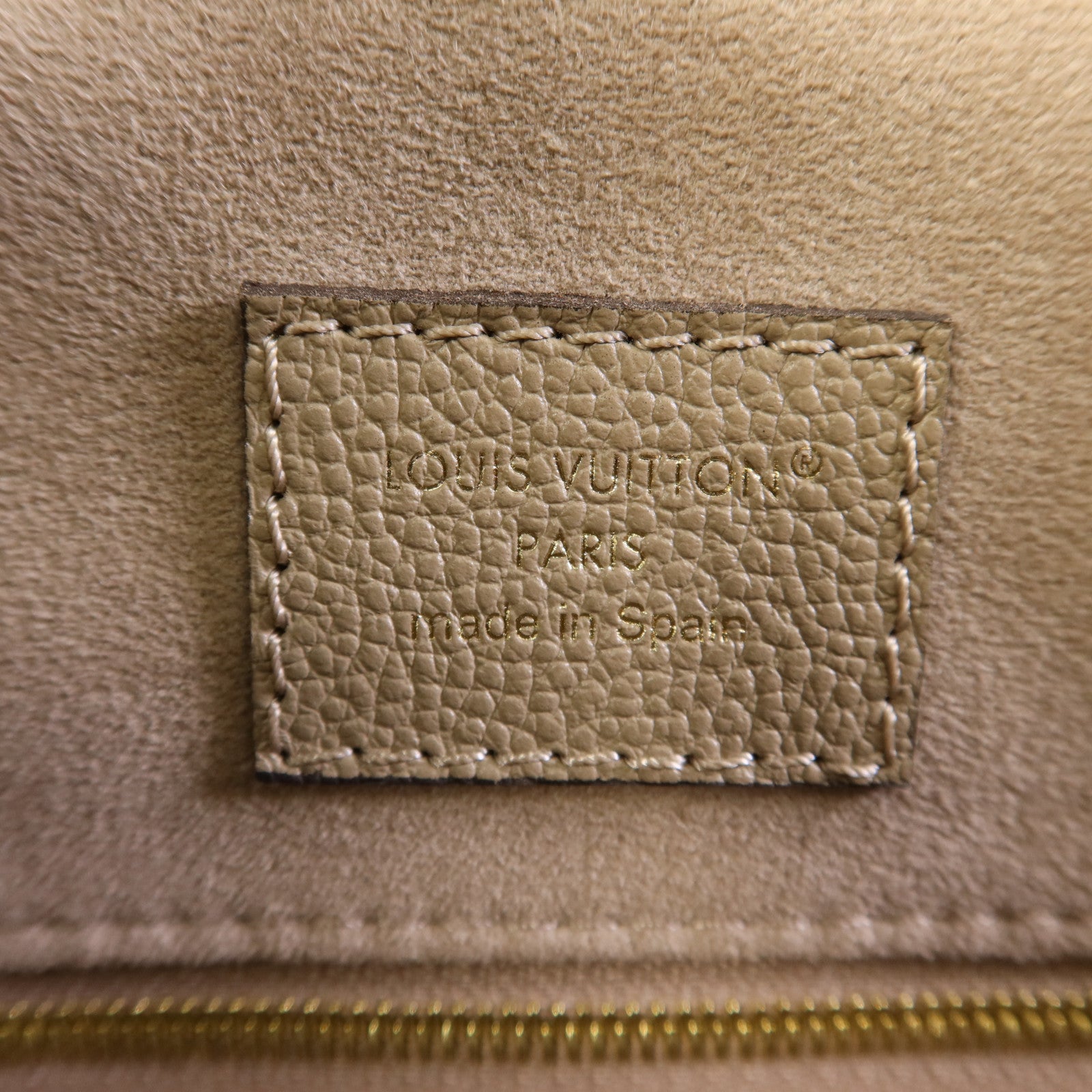 LOUIS VUITTON Monogram Empreinte Grand Palais金扣手挽肩背兩用袋