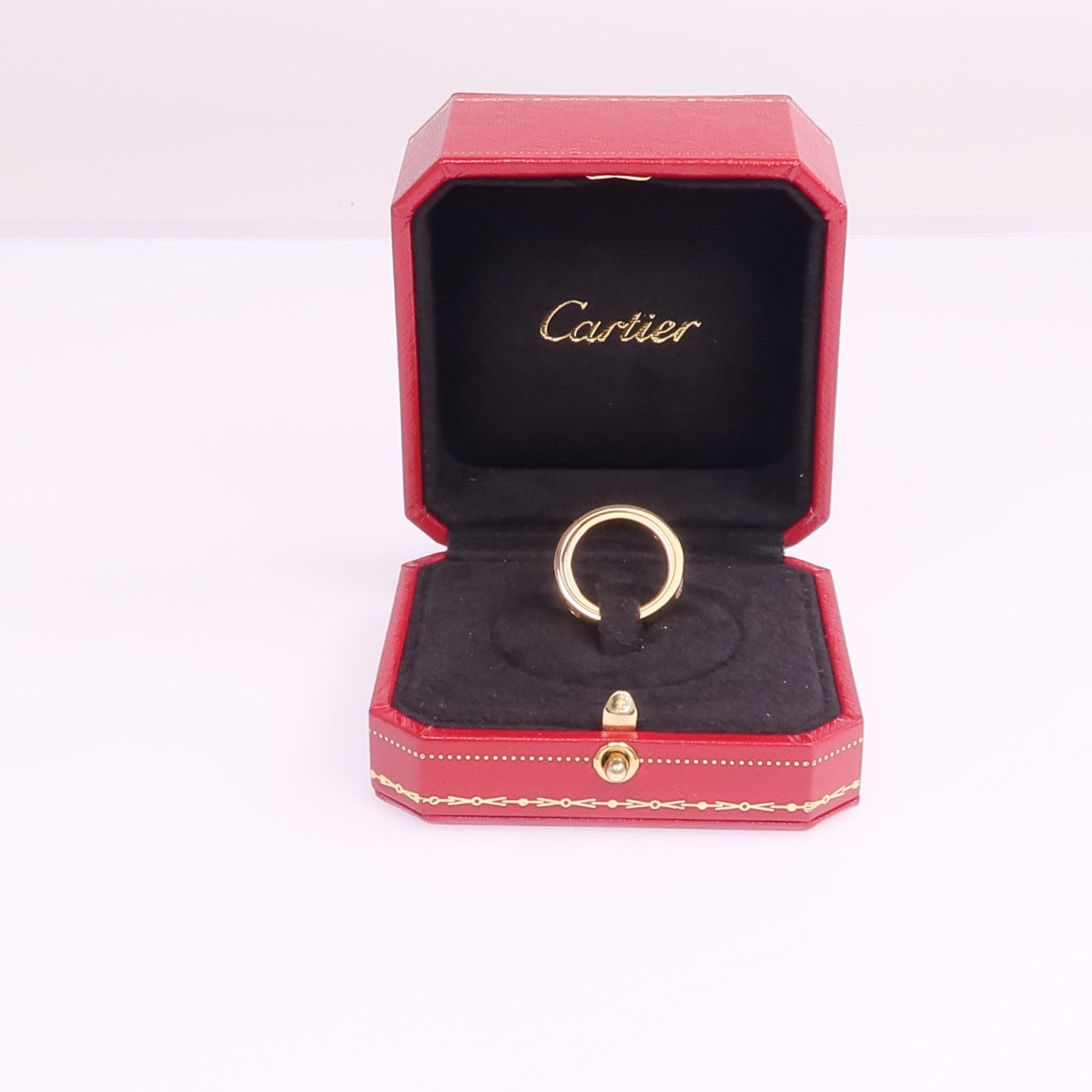CARTIER 18K玫瑰金Secret Love Ring戒指Cartier#49/US#5