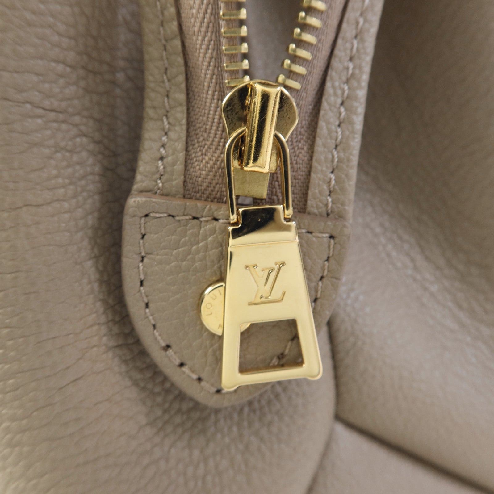 LOUIS VUITTON Monogram Empreinte Grand Palais金扣手挽肩背兩用袋
