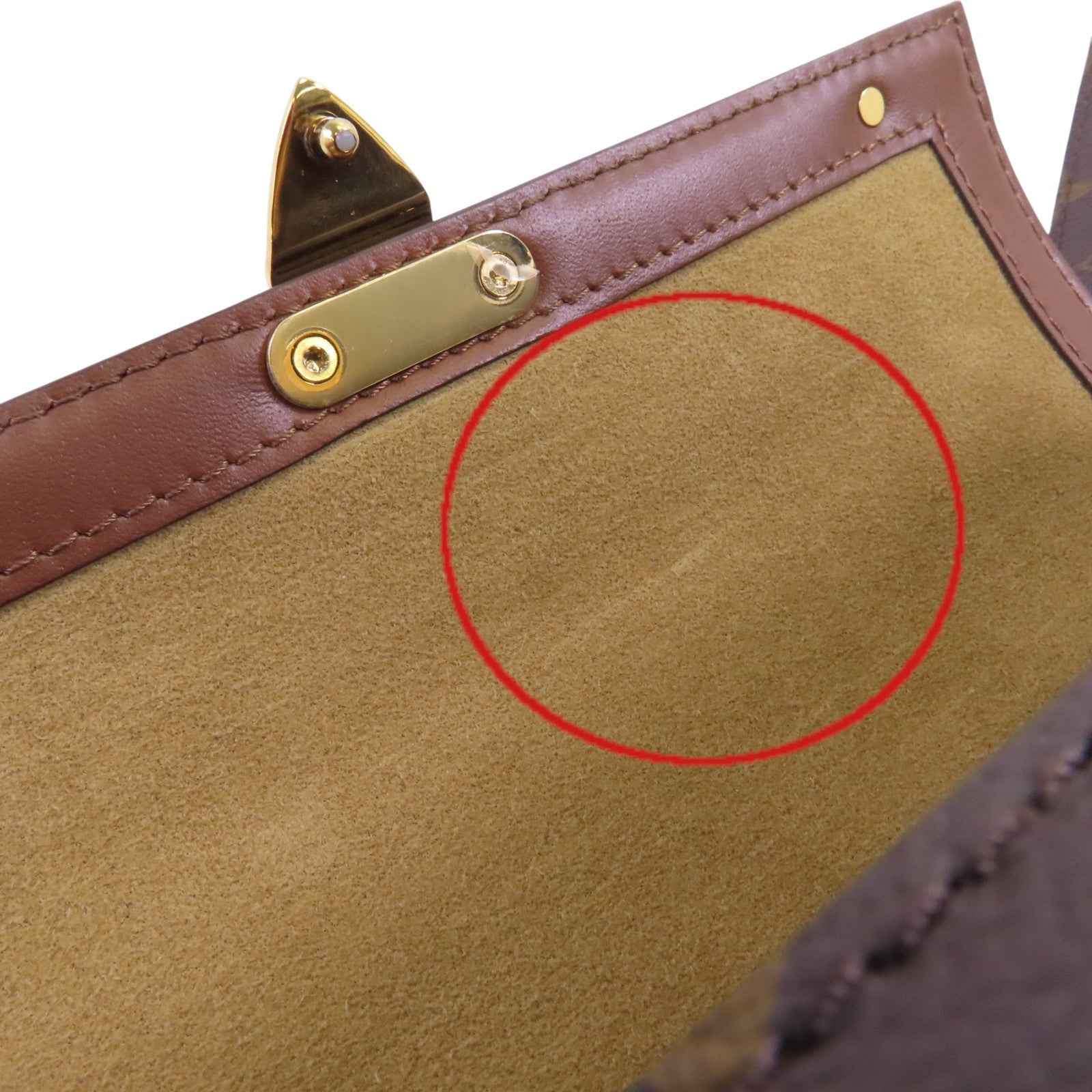 LOUIS VUITTON Monogram Papillon金扣手挽肩背兩用袋