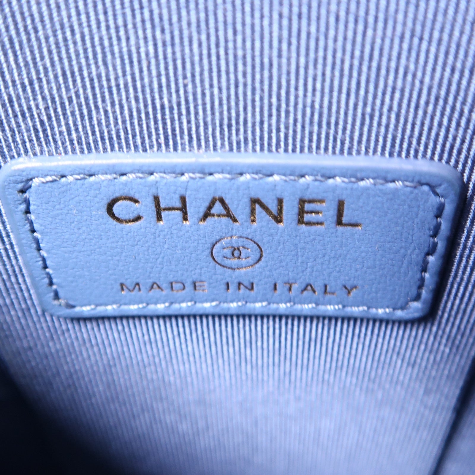 CHANEL【激減優惠】 牛皮皮革Classic Vanity金扣鏈帶肩背袋