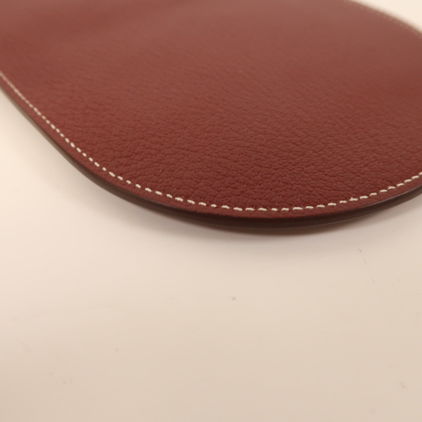 HERMES In The Loop Pouch Chevre Leather Rouge