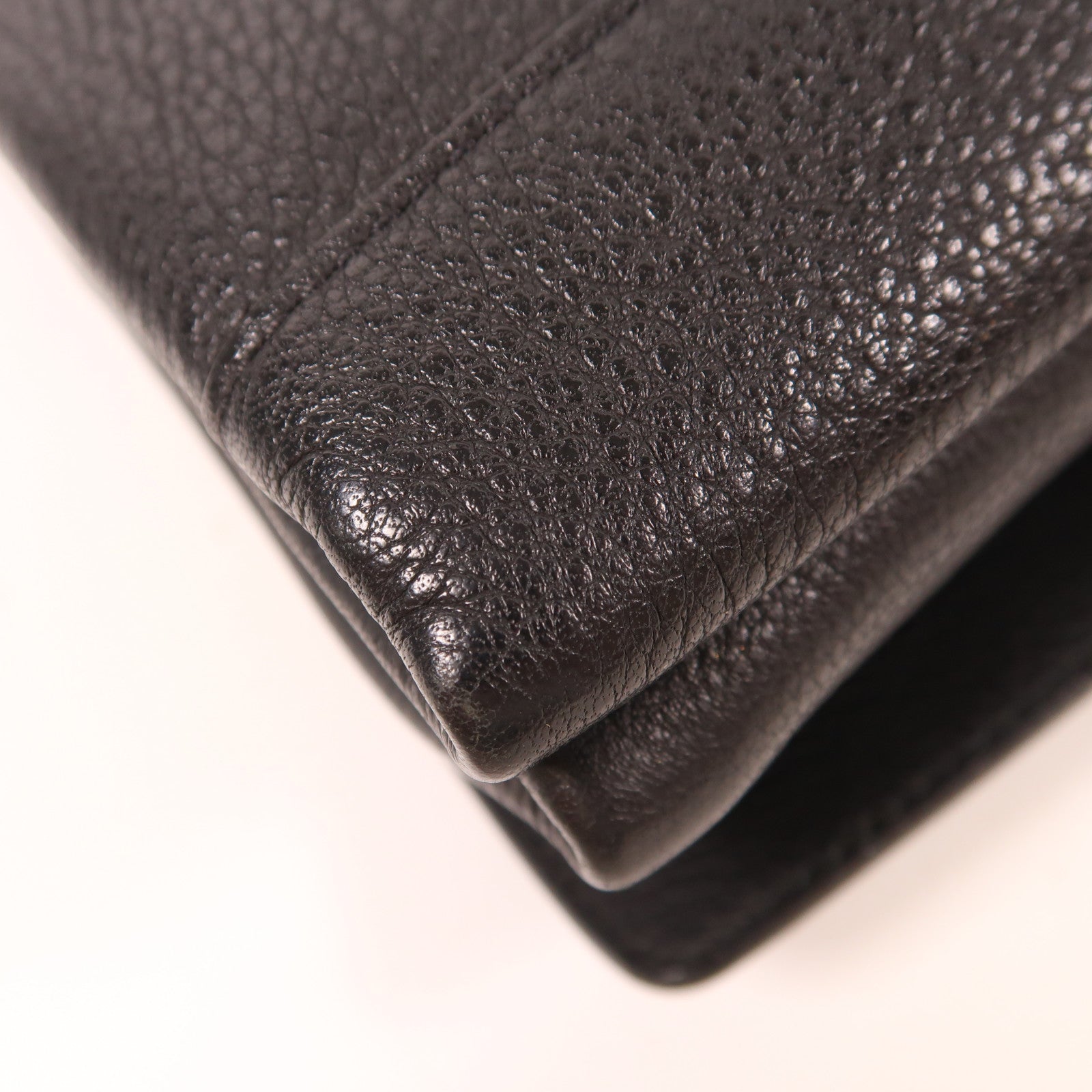 PRADA 牛皮皮革Shoulder Bag金扣肩背袋黑色