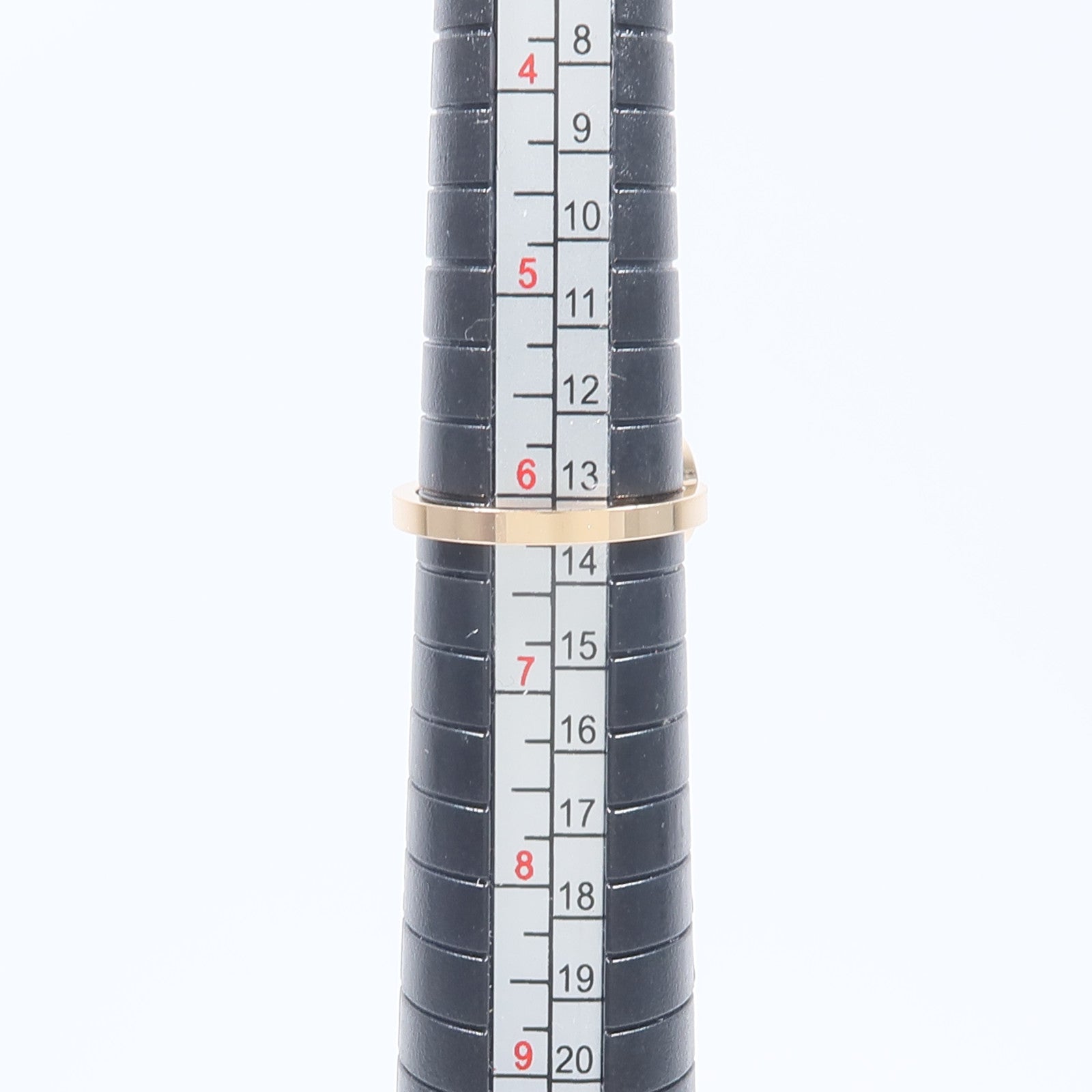 HERMES 18K玫瑰金Chaine D Ancre Contour Ring鑽石戒指