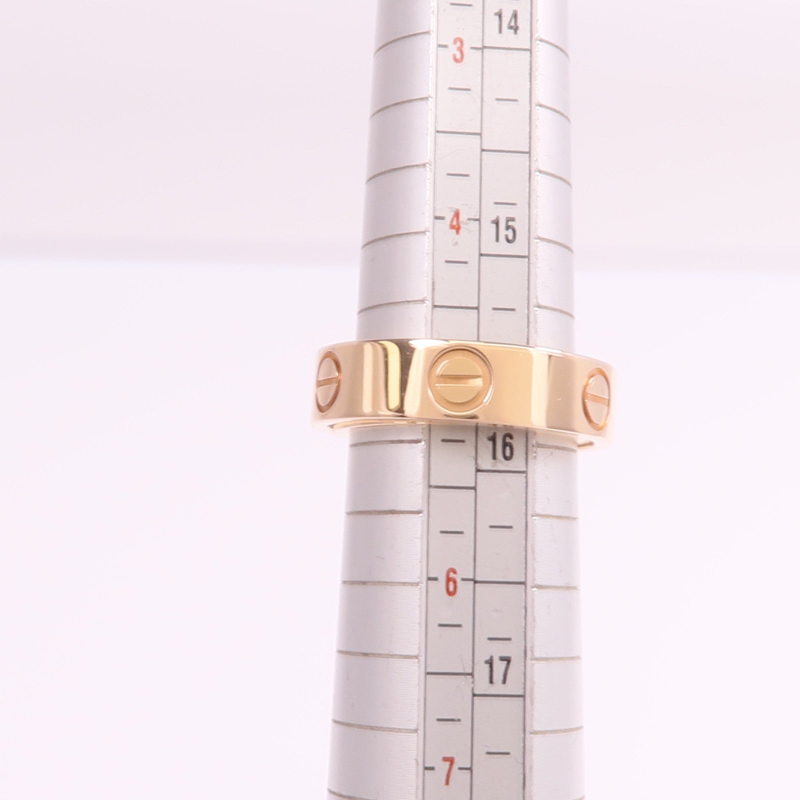 CARTIER 18K玫瑰金Secret Love Ring戒指Cartier#49/US#5