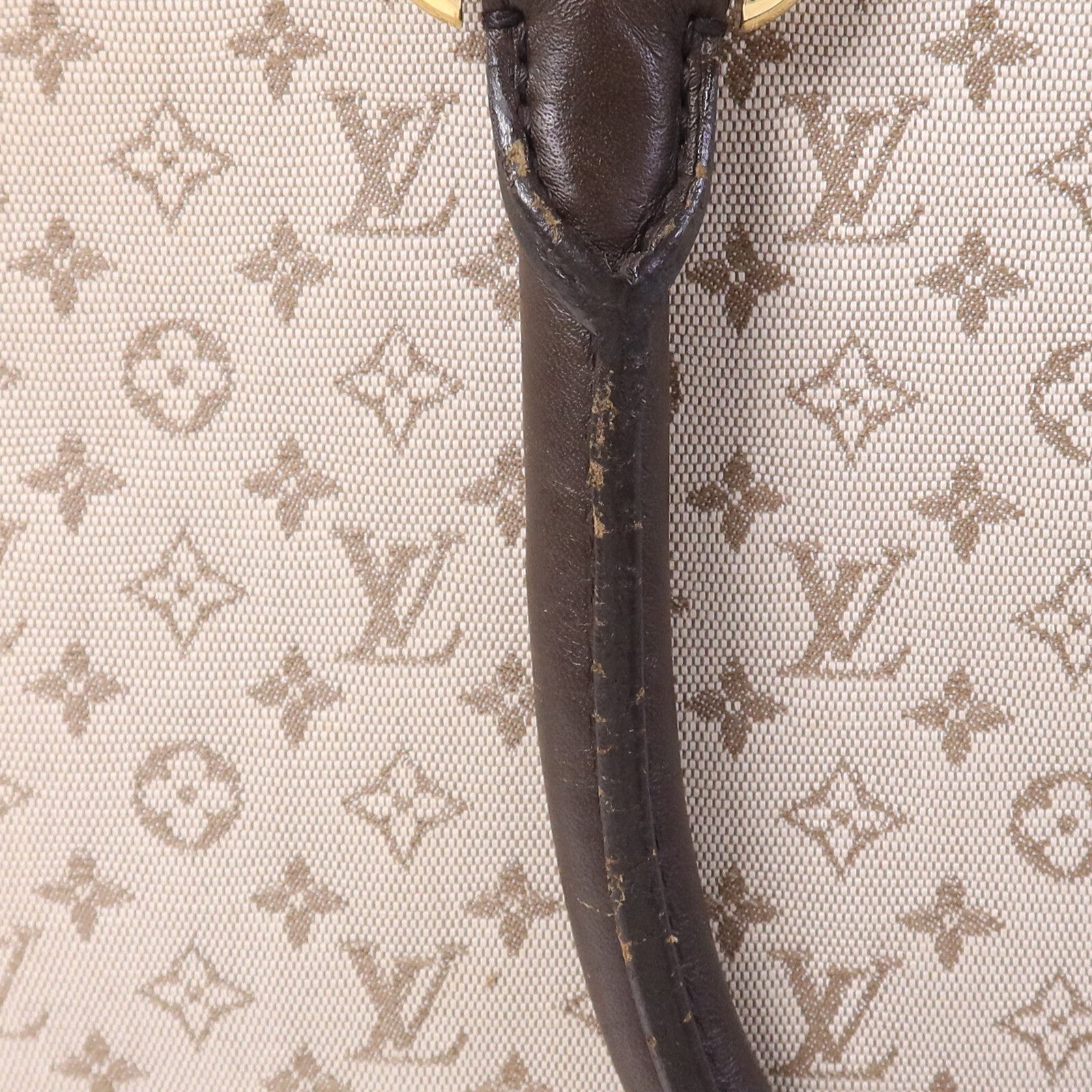 LOUIS VUITTON Monogram Mini Alma Haut金扣手挽袋