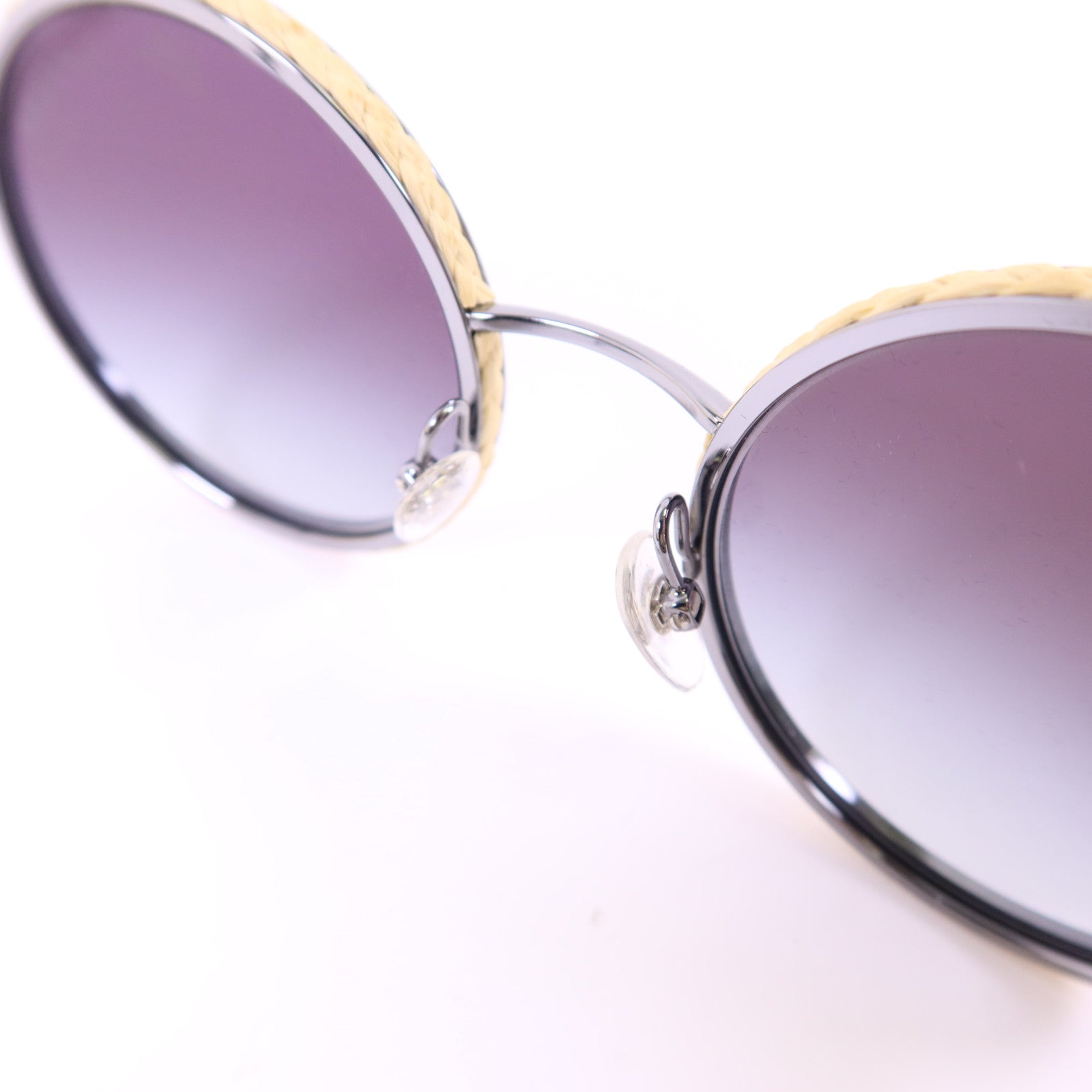 CHANEL Metal/Raffia Sunglasses太陽眼鏡