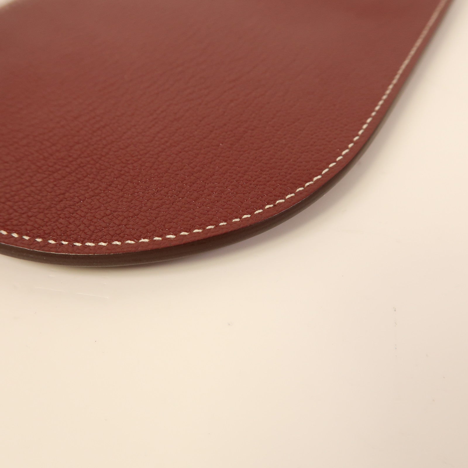 HERMES In The Loop Pouch Chevre Leather Rouge