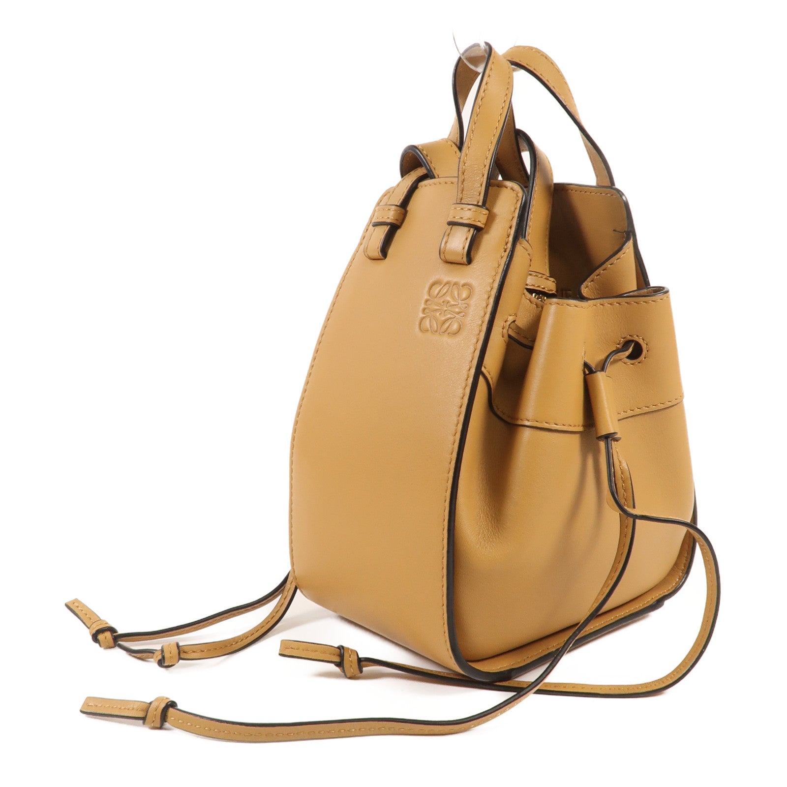 LOEWE 【激減優惠】牛皮皮革Hammock Mini手挽肩背兩用袋