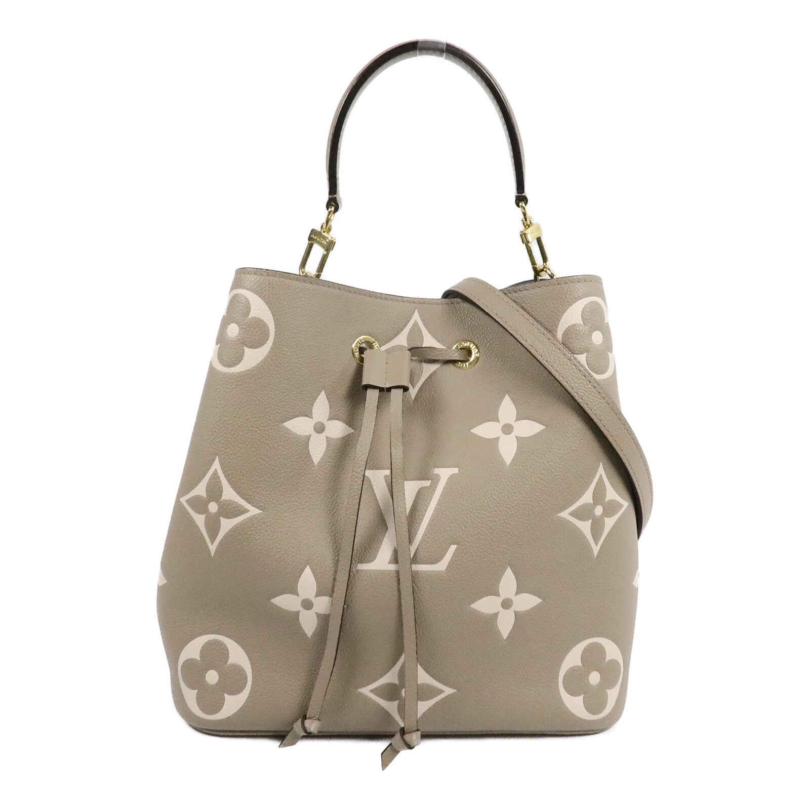 LOUIS VUITTON Monogram Empreinte Neo Noe MM手挽肩背兩用袋