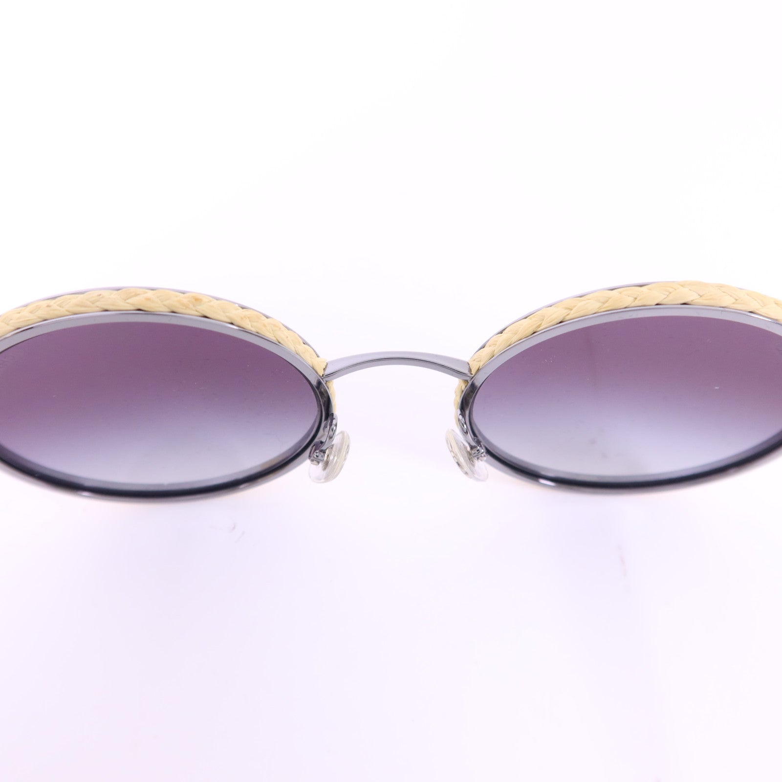 CHANEL Metal/Raffia Sunglasses太陽眼鏡