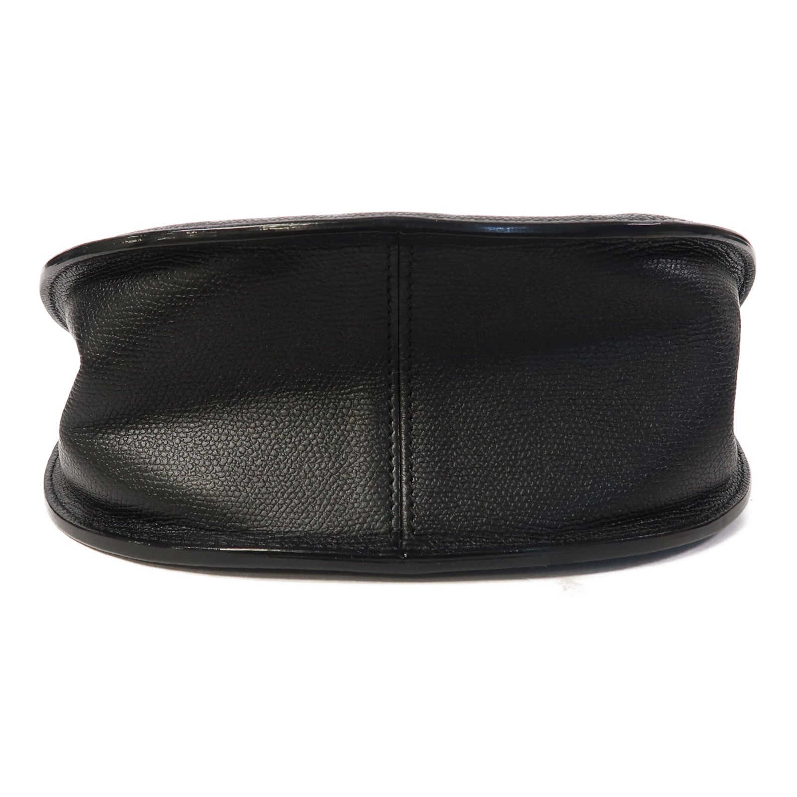 SELECTION 【激減優惠】牛皮皮革Valextra Hobo Weekend Mini Bag金扣肩背袋黑色