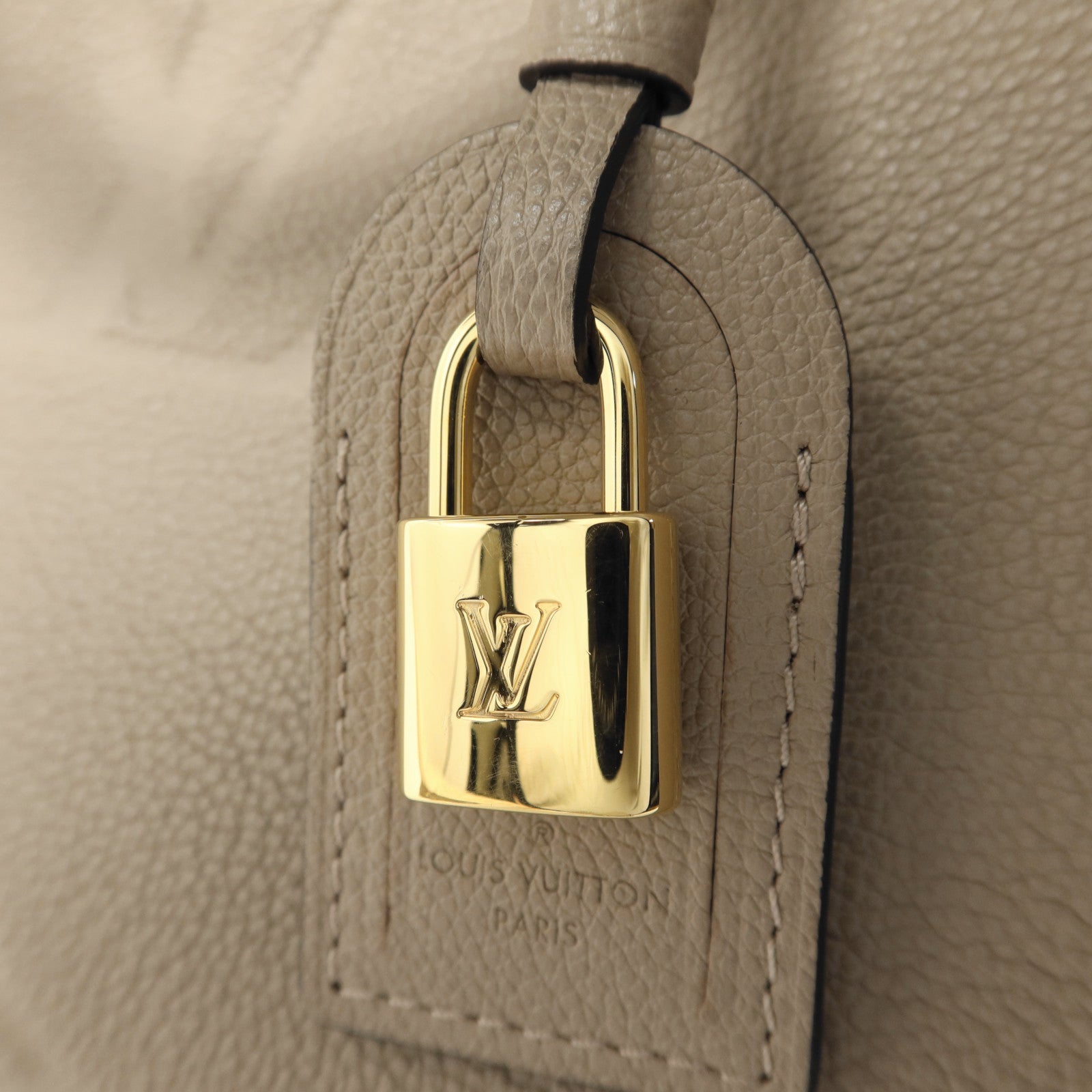 LOUIS VUITTON Monogram Empreinte Grand Palais金扣手挽肩背兩用袋