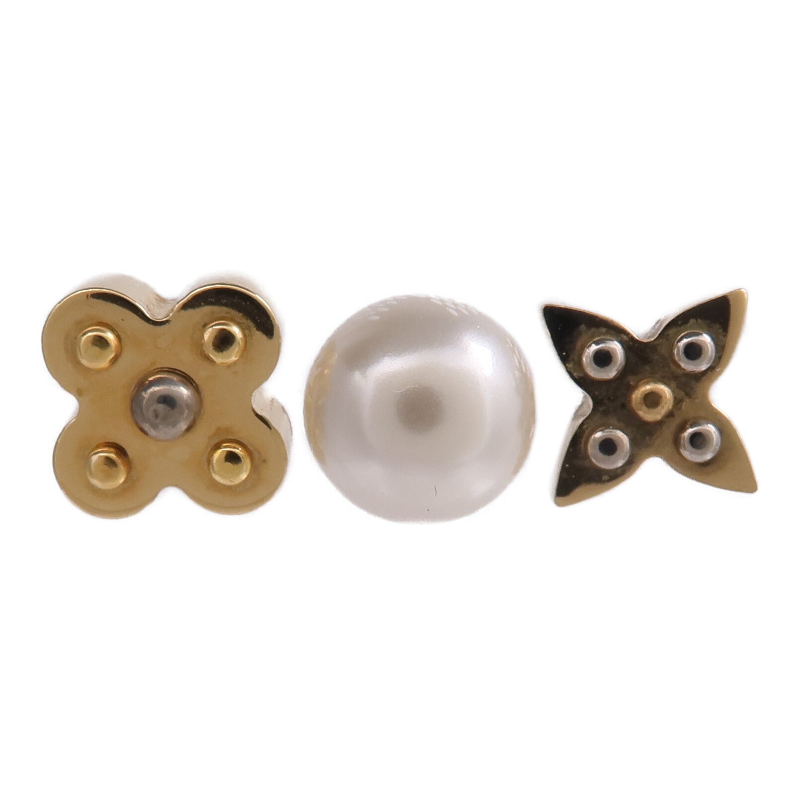 LOUIS VUITTON 金屬Charmy Pearl Earrings耳環