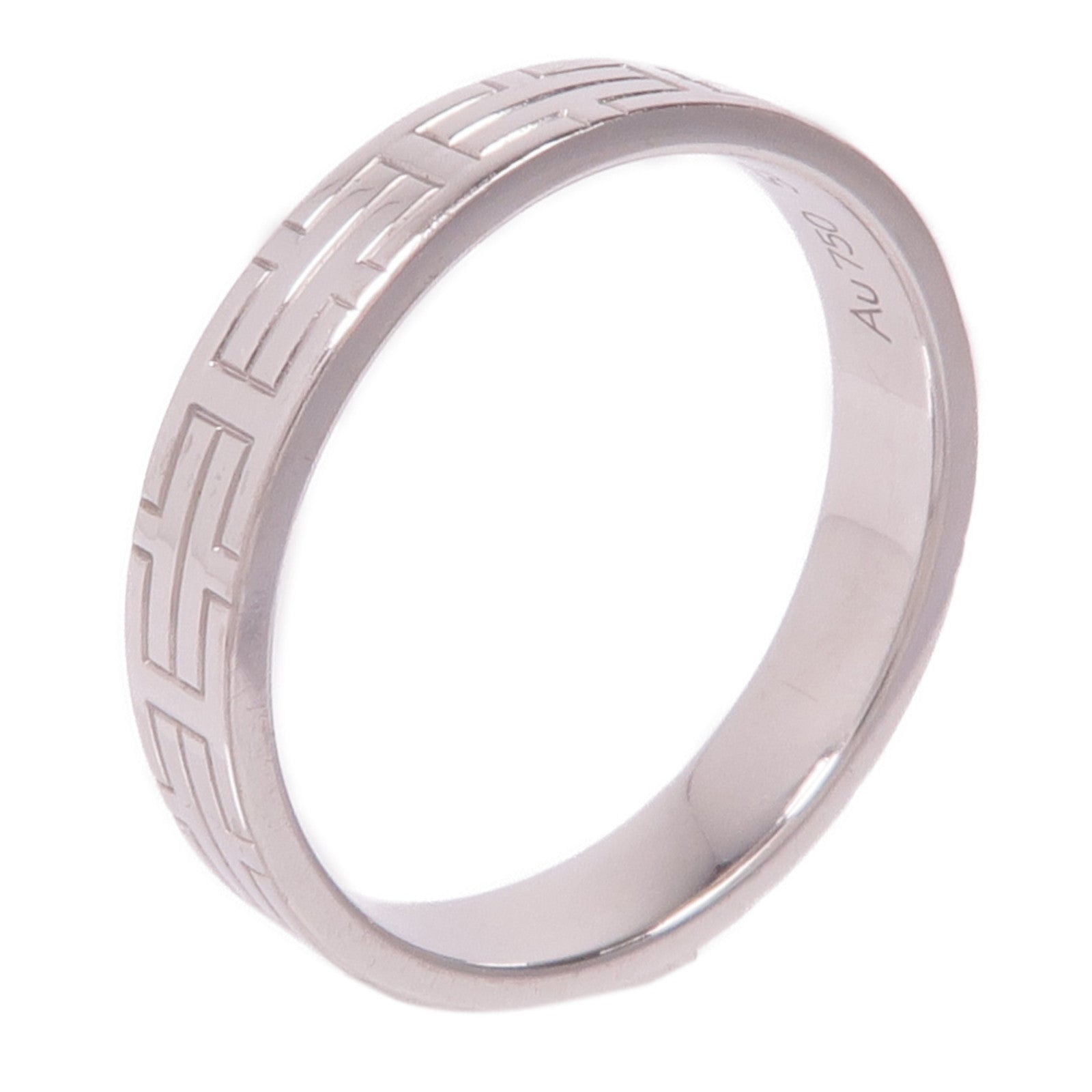 HERMES 18K白金Ring Hermes#52/US#6