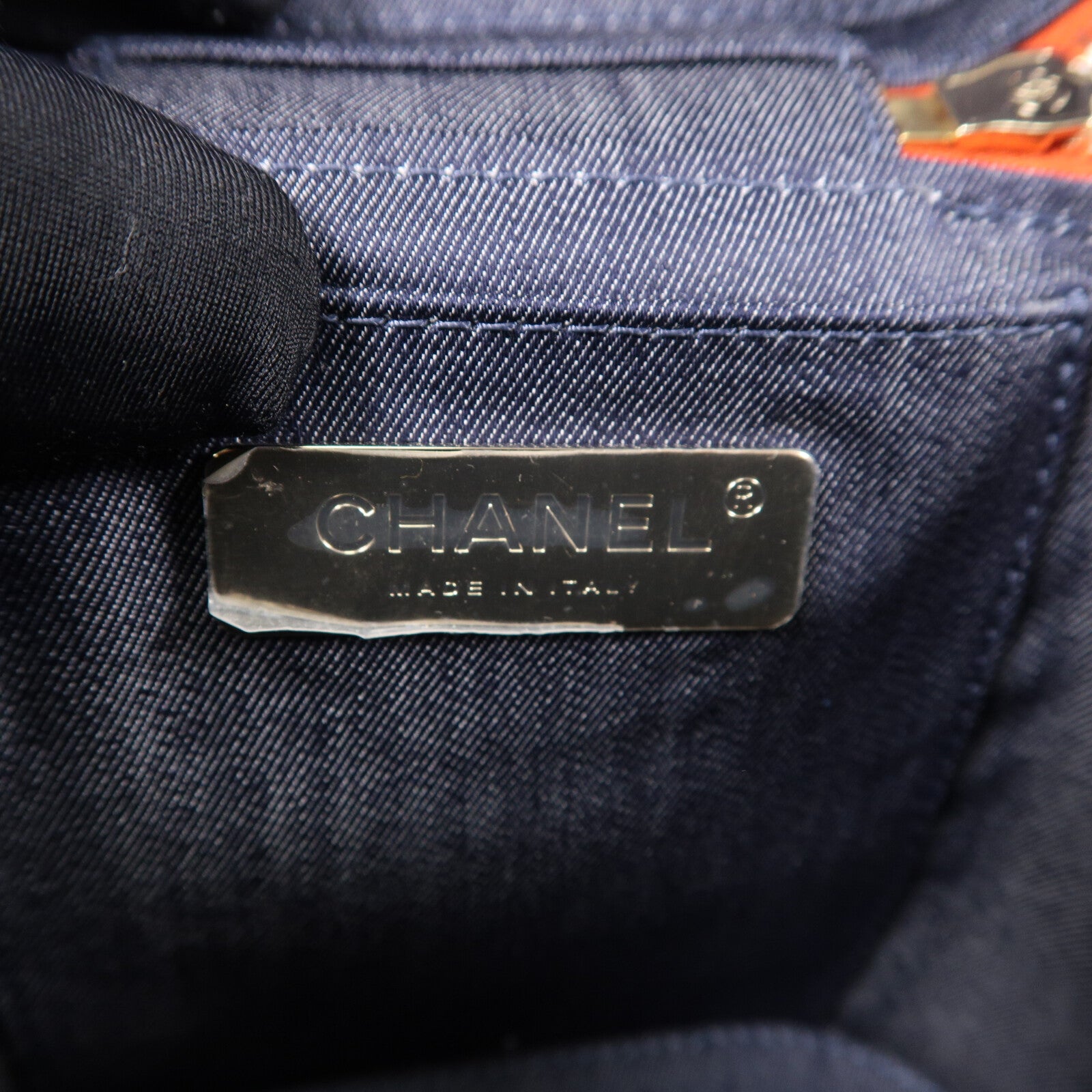 CHANEL 羊皮皮革Vanity Case鏈帶手挽肩背兩用袋