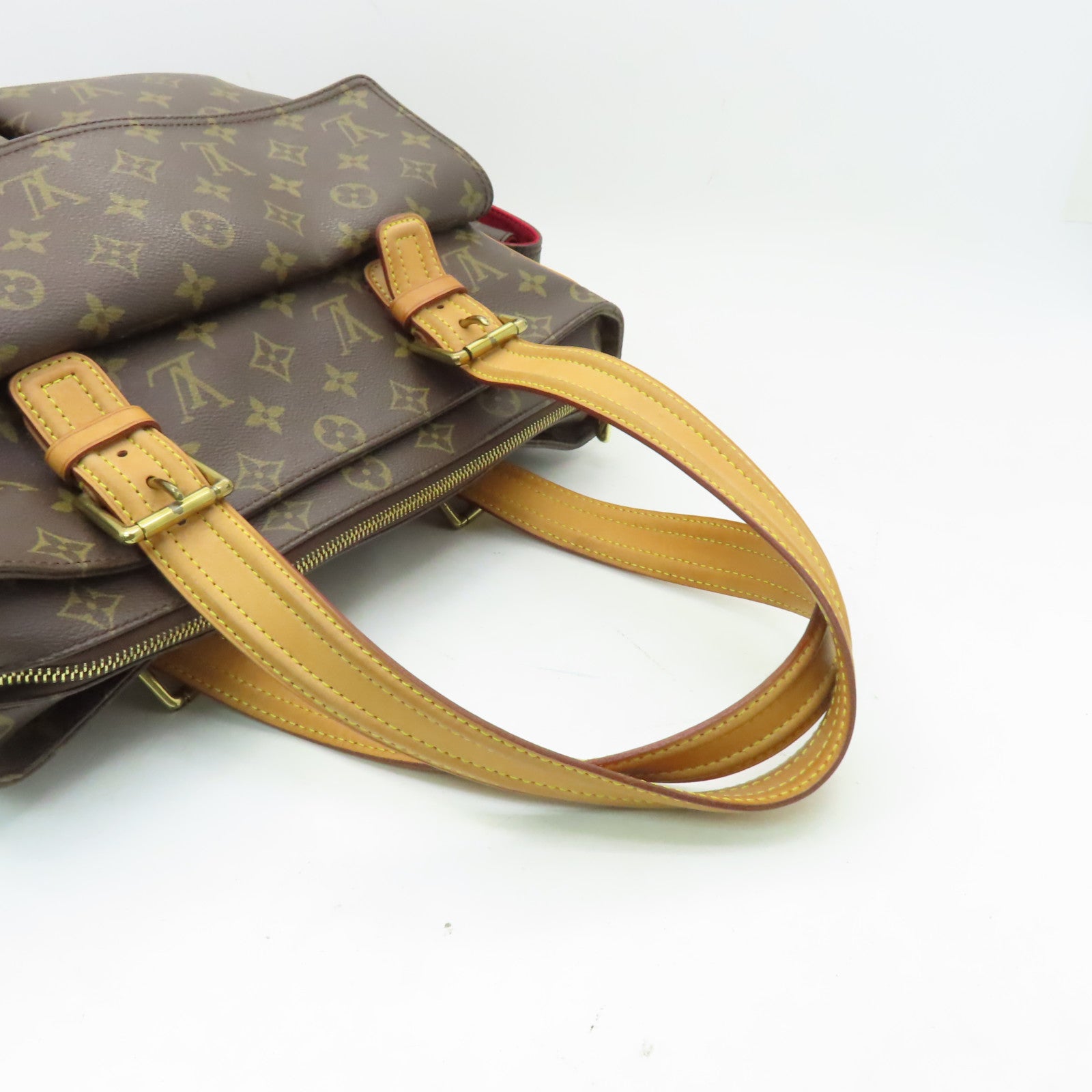 LOUIS VUITTON 【激減優惠】Monogram Multipli-Cite金扣手挽袋啡色
