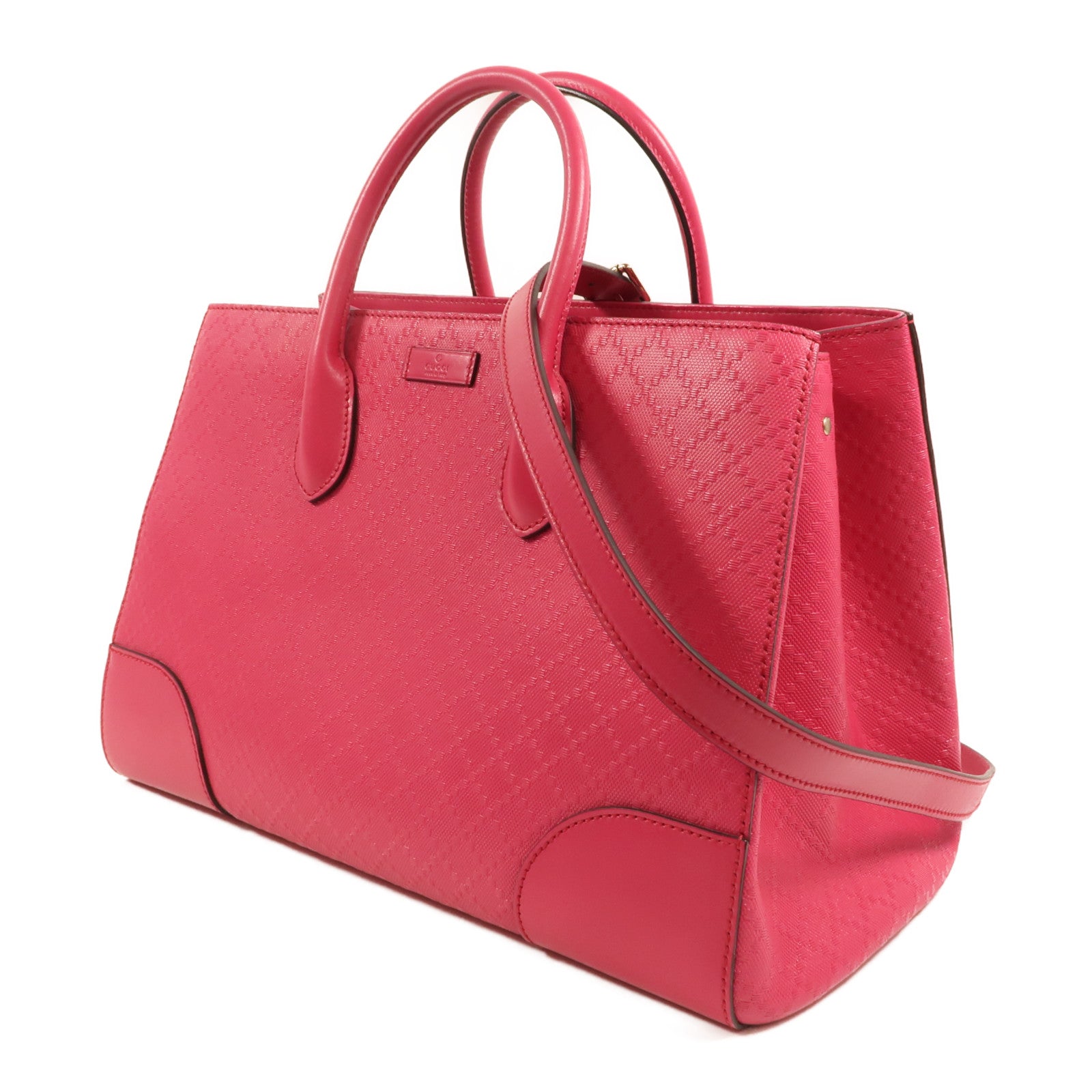 GUCCI 牛皮皮革Diamante Bag金扣手挽肩背兩用袋