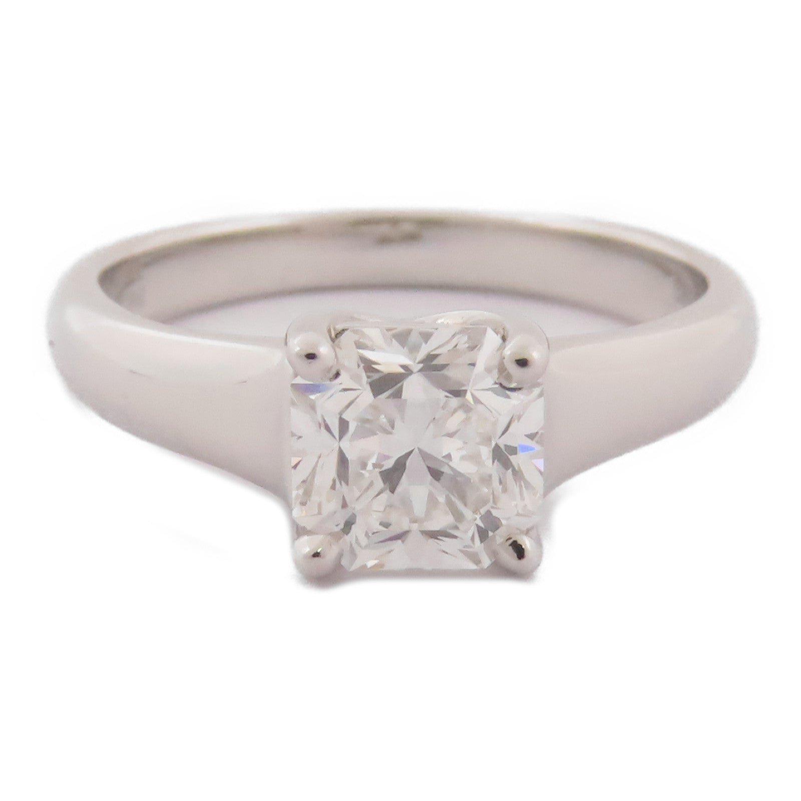 TIFFANY¡®CO Lucida Solitaire Diamond Ring 5970744 PT950 US#6