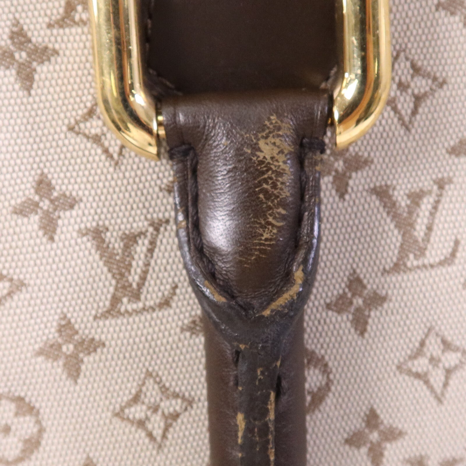 LOUIS VUITTON Monogram Mini Alma Haut金扣手挽袋