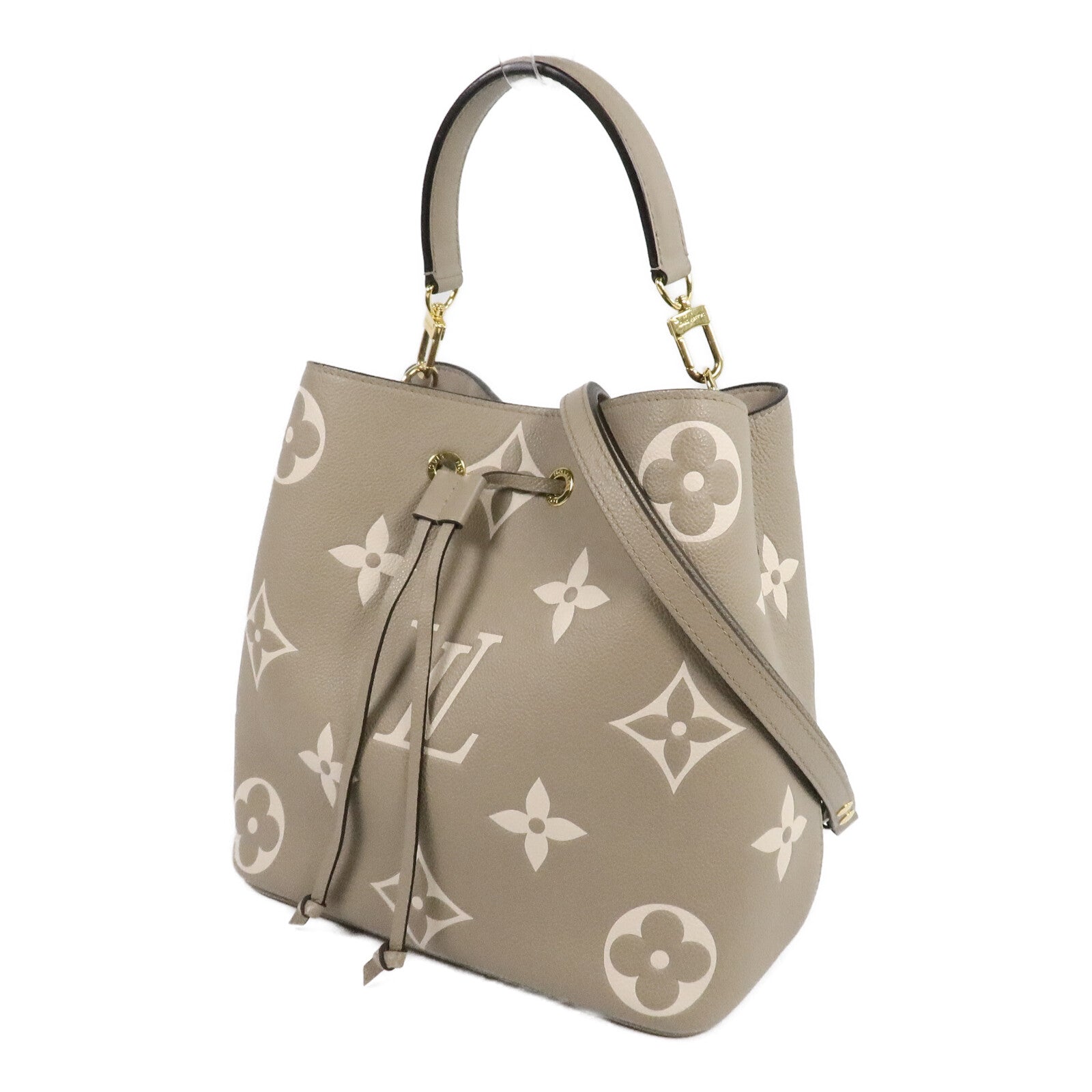 LOUIS VUITTON Monogram Empreinte Neo Noe MM手挽肩背兩用袋
